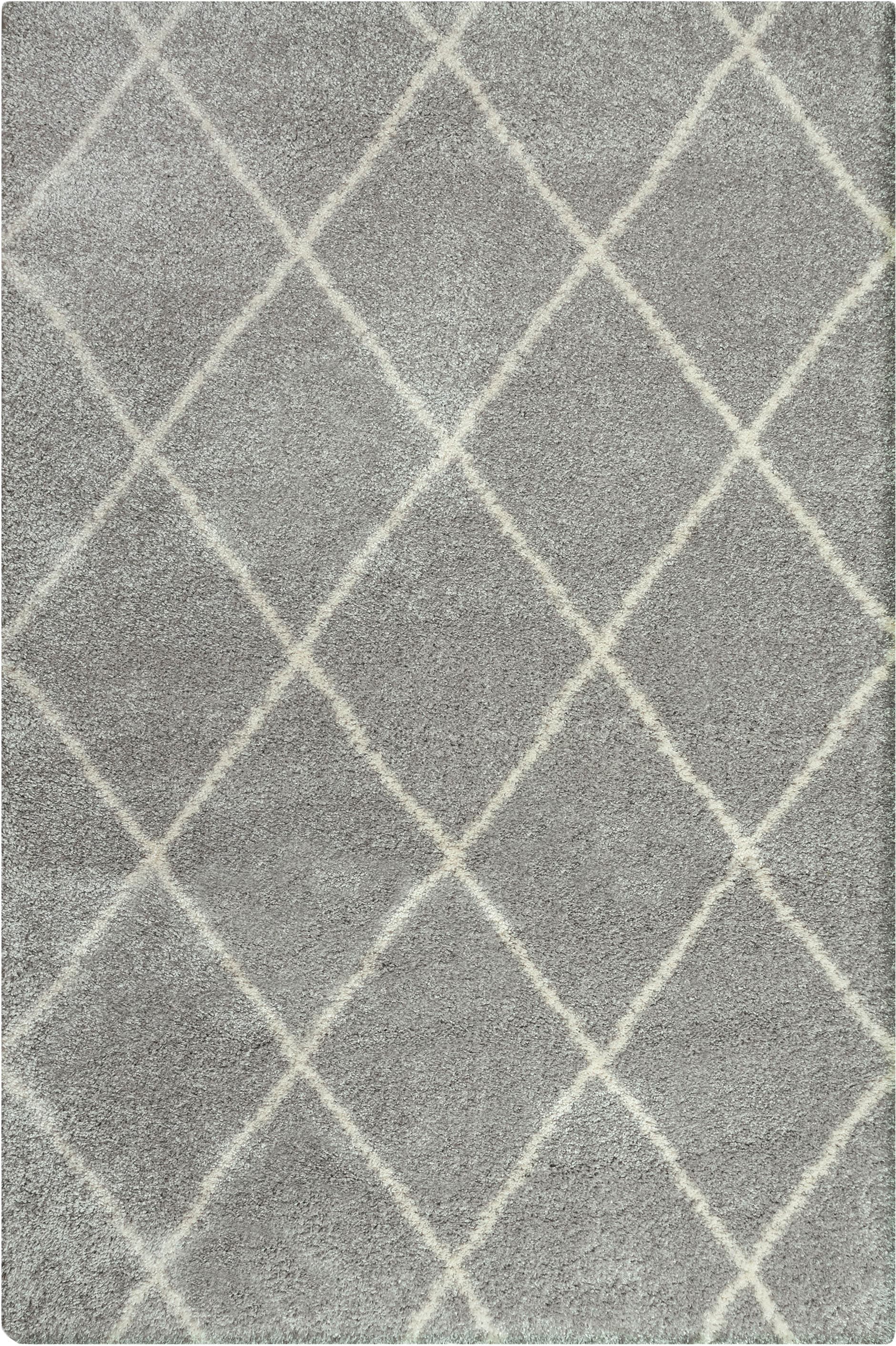 andas Hochflor-Teppich »Hunter«, rechteckig, 40 mm Höhe, Hochflor, Rauten-Design, besonders weicher und dichter Flor, gewebt