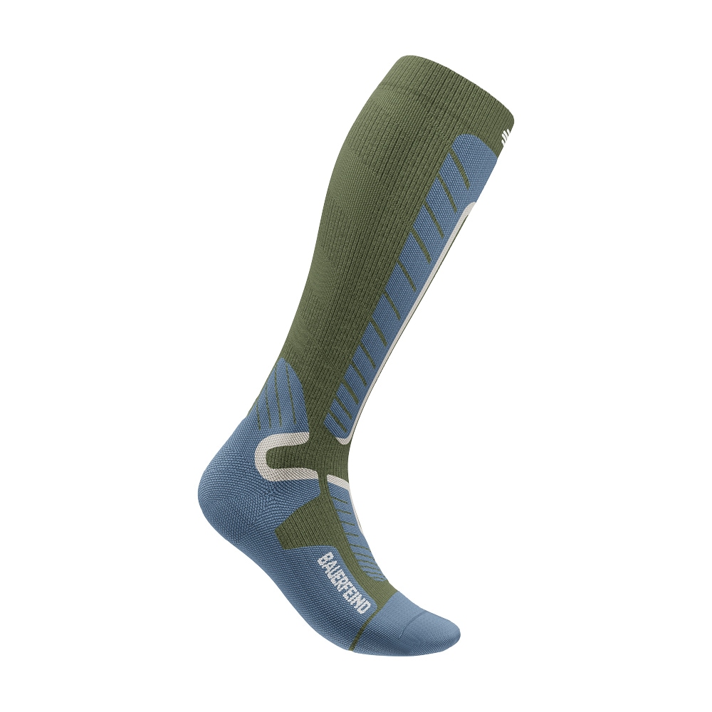 Bauerfeind Sportsocken "SKI ALPINE COMPRESSION SOCKS" mit hohem Anteil an Merinowolle, atmungsaktiv, langlebig