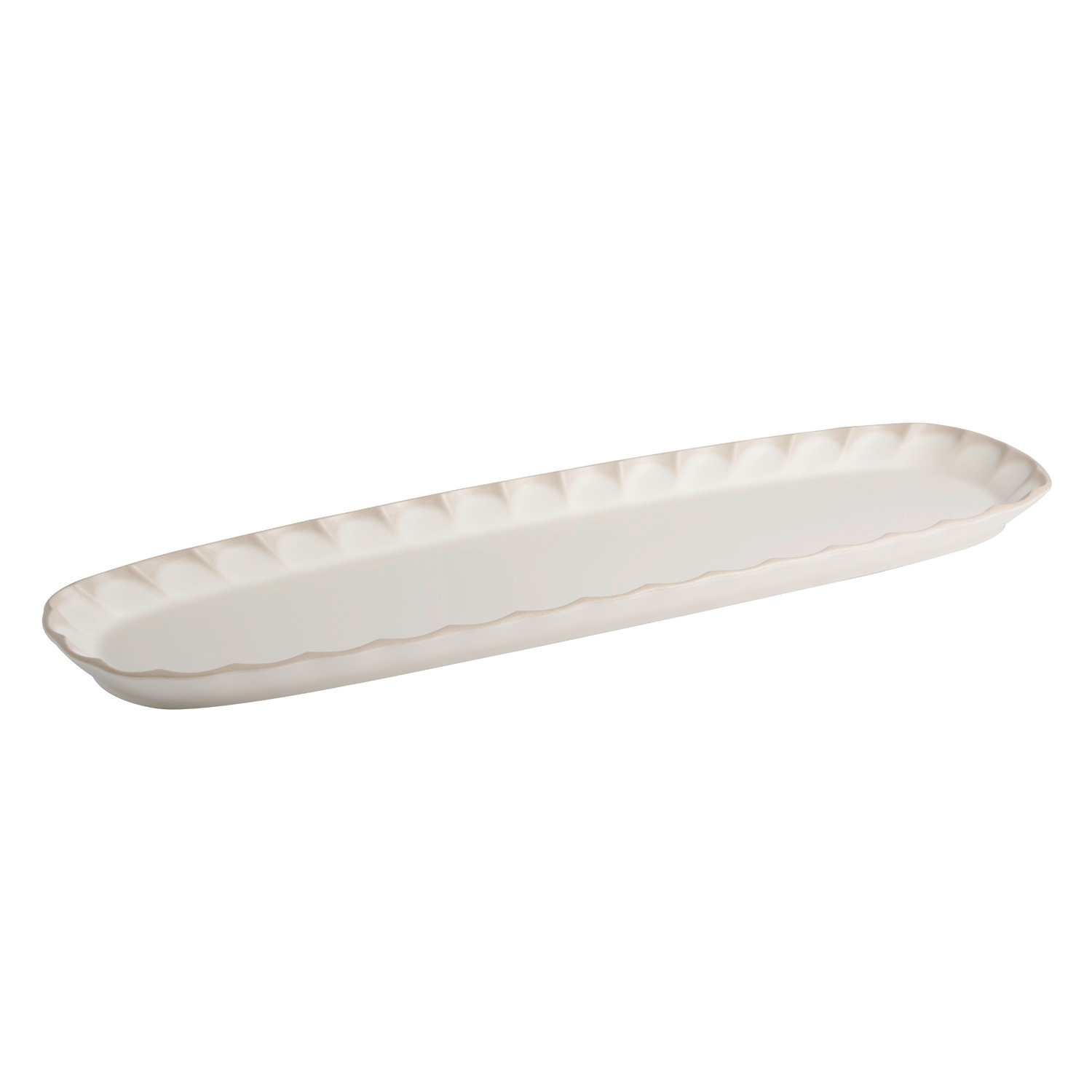 APS Tablett Melamin, weiß / beige