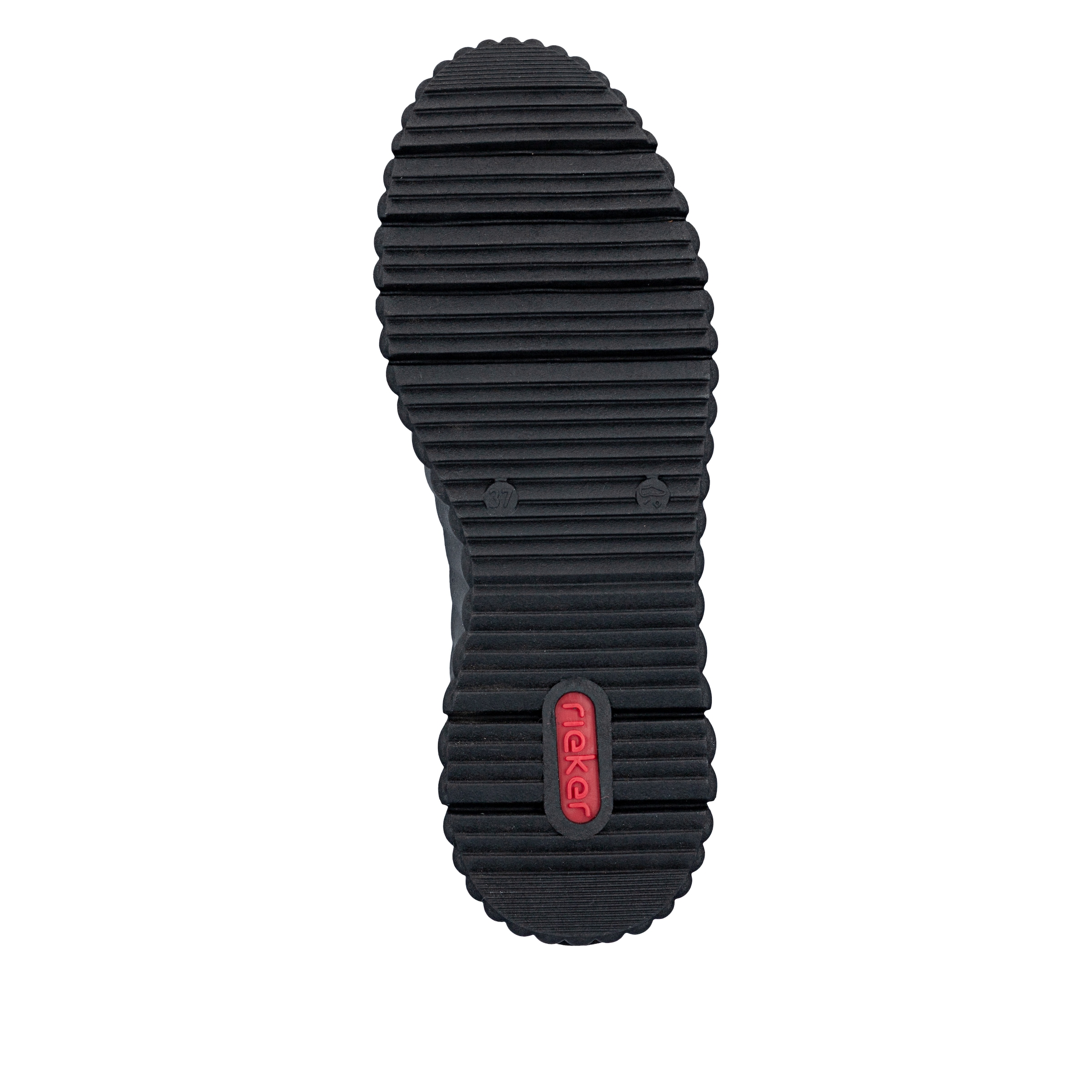 Rieker Plateausneaker  Freizeitschuh, Halbschuh, Schnürschuh mit Plateausohle