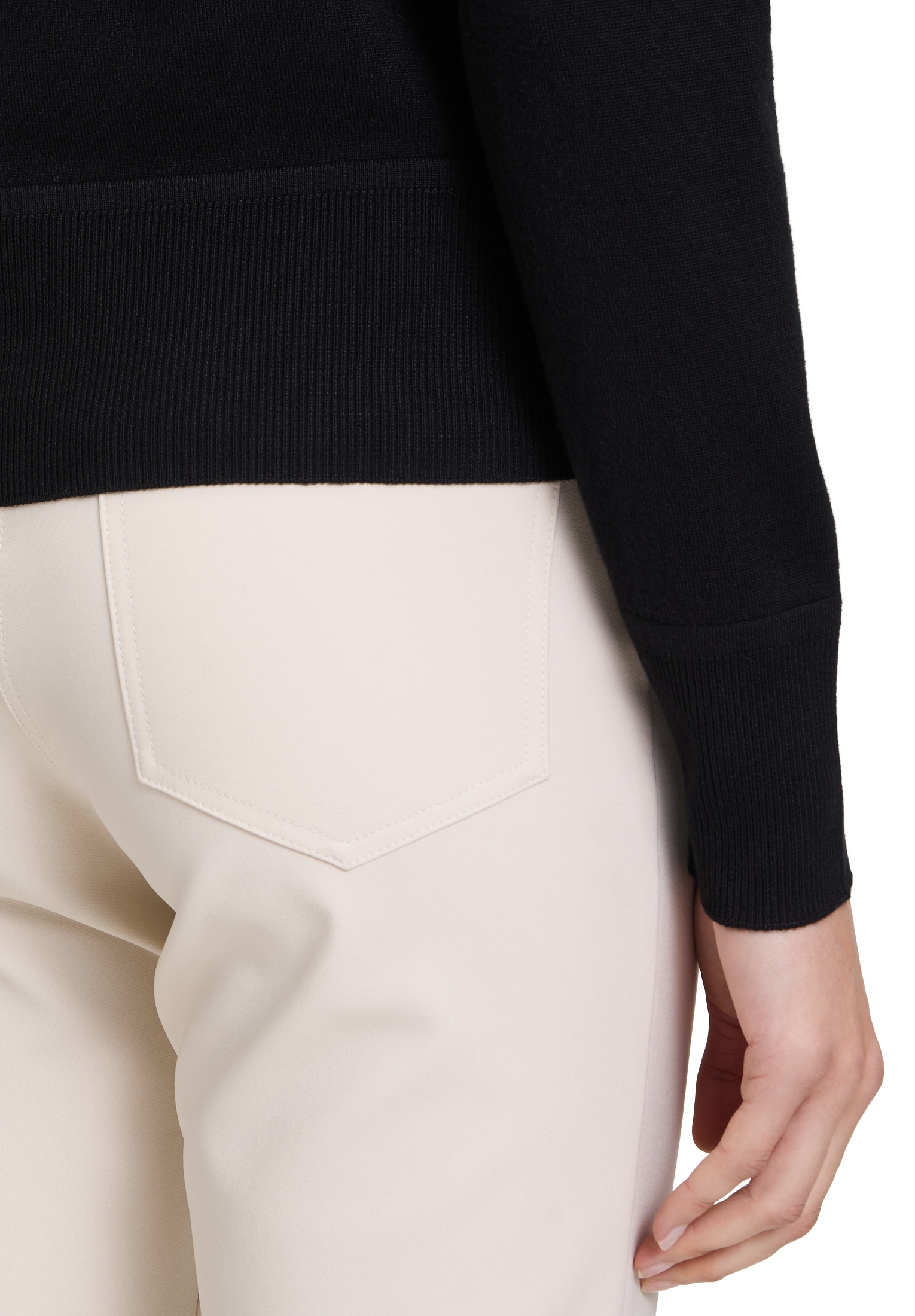 Betty Barclay Strickjacke »Betty Barclay Damen Strick-Cardigan mit Knöpfen«, Rippbündchen