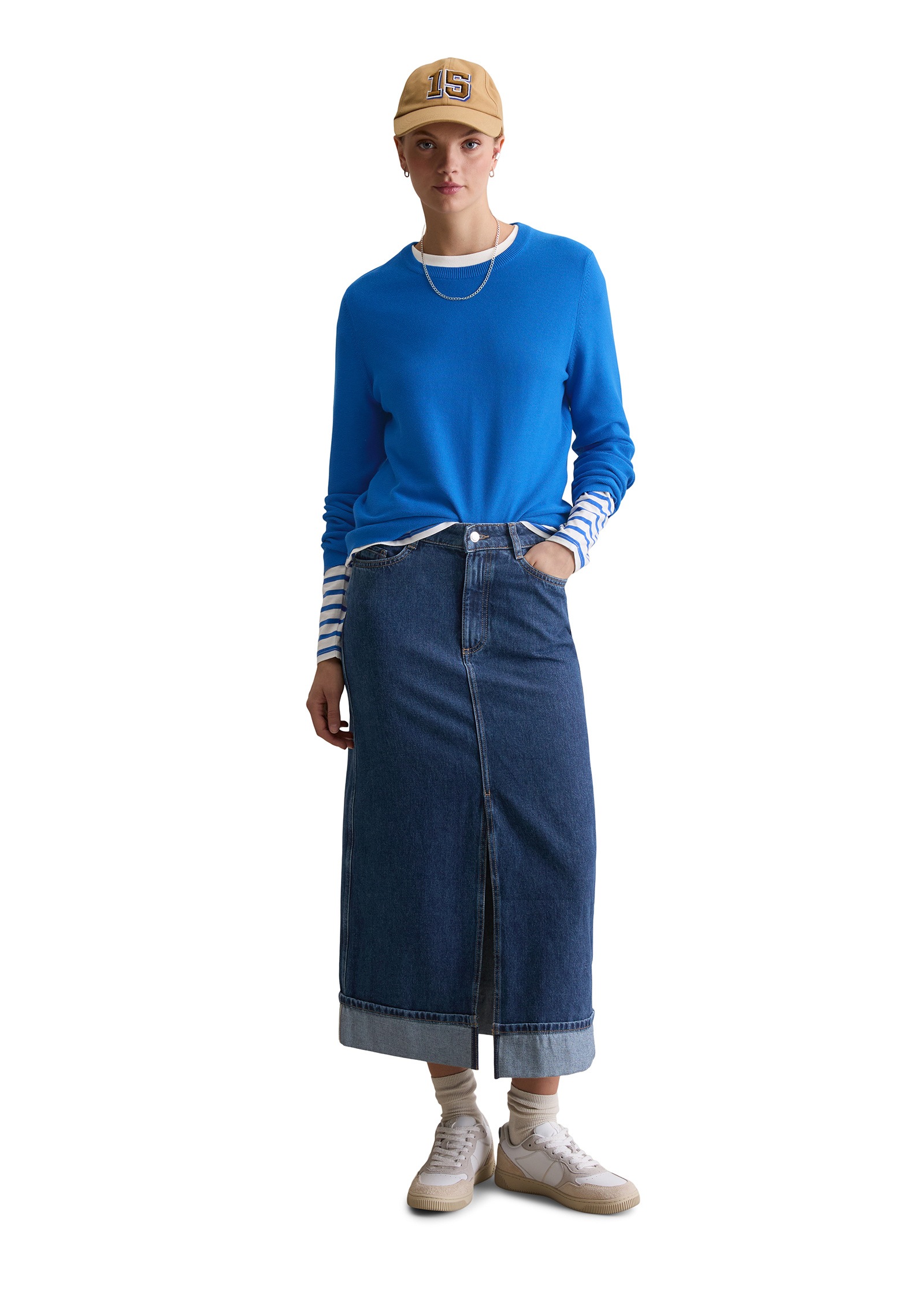 Marc O'Polo DENIM Strickpullover »aus reinem Organic Cotton«