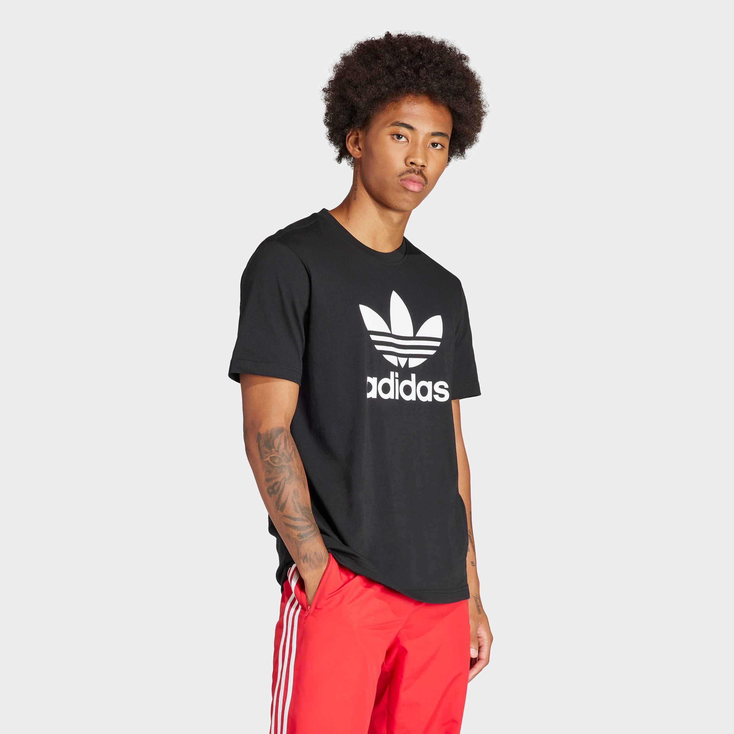 adidas Originals T-Shirt "TREFOIL T-SHIRT" reguläre Passform, Kurzarm, aus günstig online kaufen