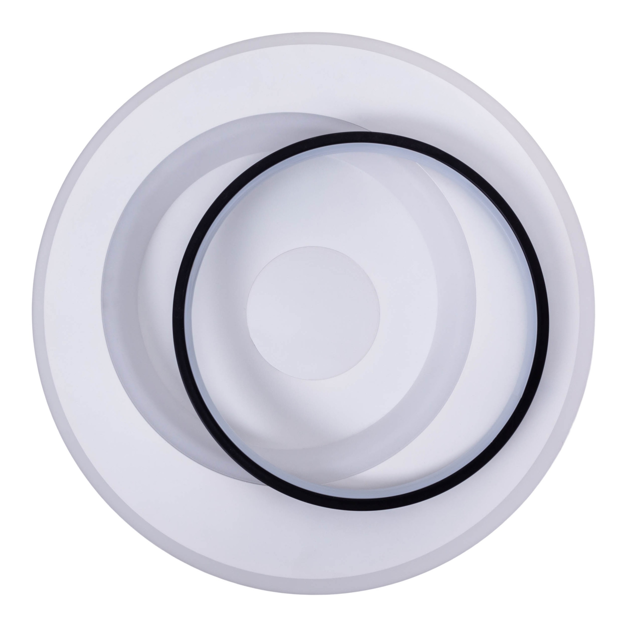 näve LED Deckenleuchte »Malea«, 1 flammig, Leuchtmittel LED-Modul | LED wechselbar, dimmbar per Fernbedienung, CCT, Memory, Nachtlicht, D: 49 cm, weiß