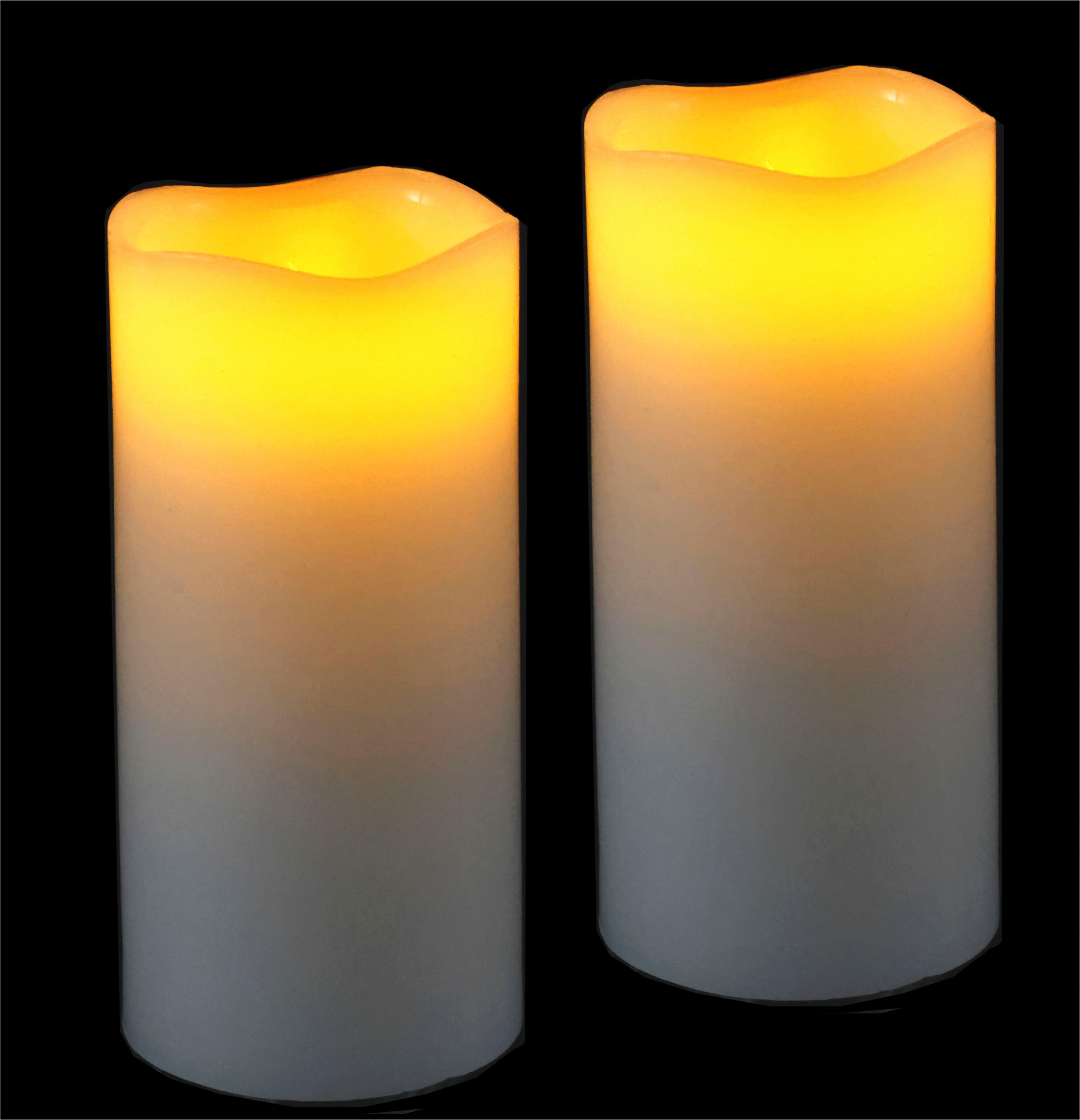 Thumbnail - I.GE.A. LED-Kerze "Batteriebetriebene LED-Kerzen aus Echtwachs, Höhe ca. 12,5 cm", flackerndes Stimmungslicht, Stumpenke...