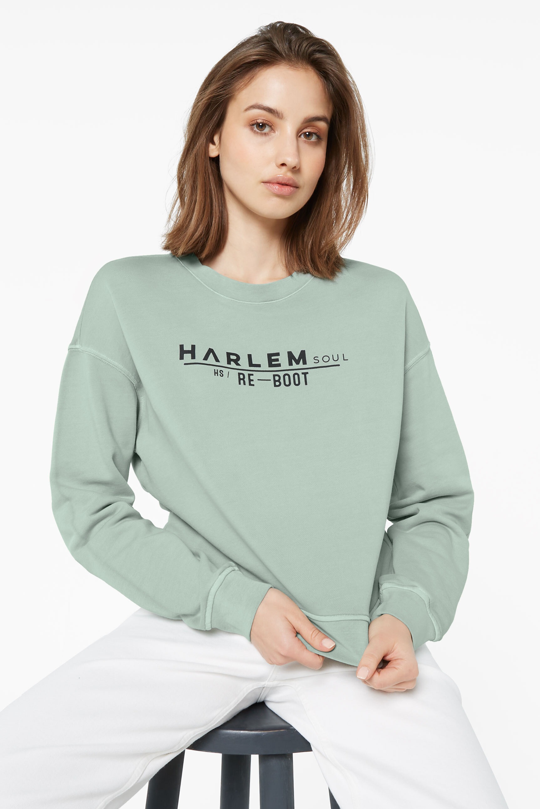 Harlem Soul Sweater, mit Rippbündchen