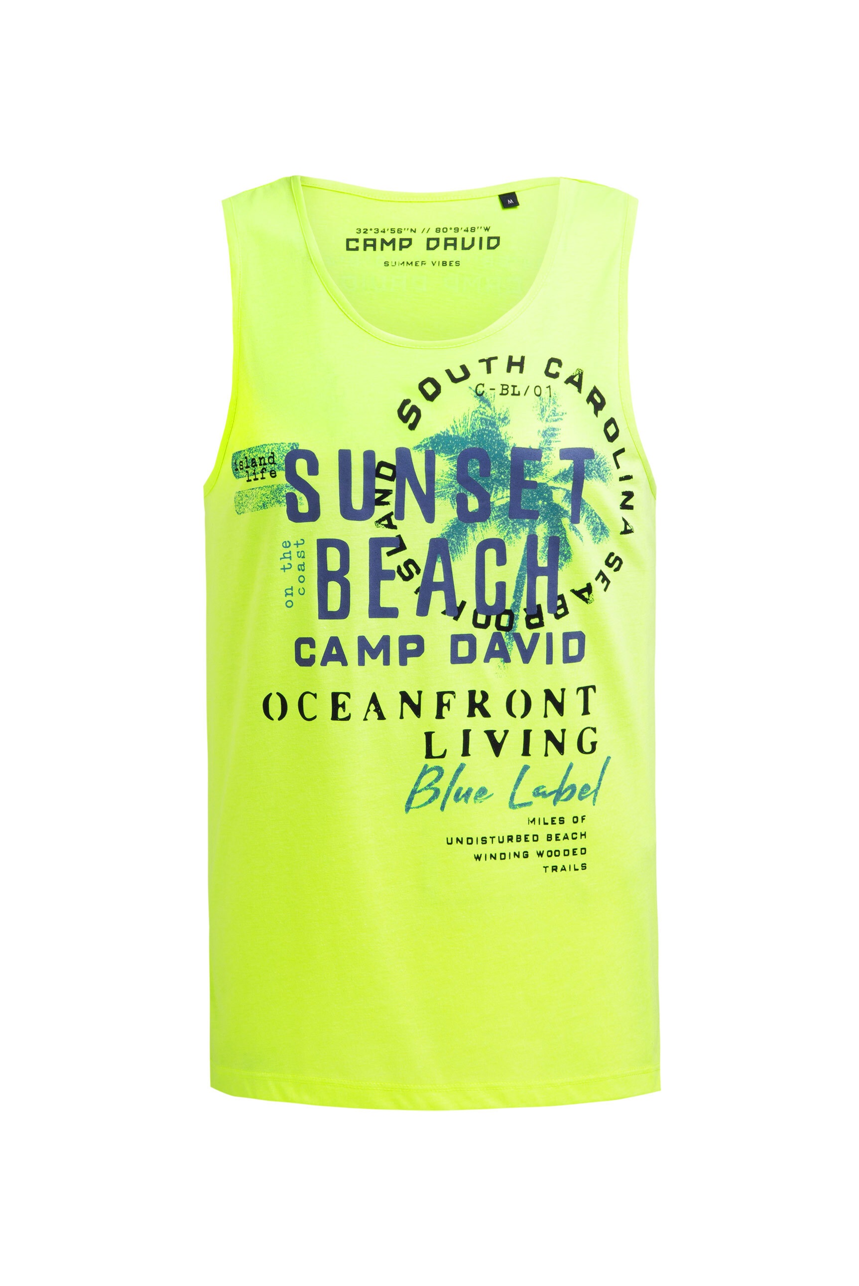 CAMP DAVID Tanktop mit Baumwolle