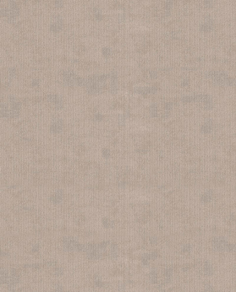 Superfresco Easy Vliestapete "Versailles" uni aufgeschäumt Taupe - 10m x 52cm