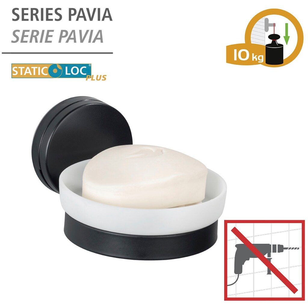 WENKO Seifenablage »Static-Loc® Plus Pavia«