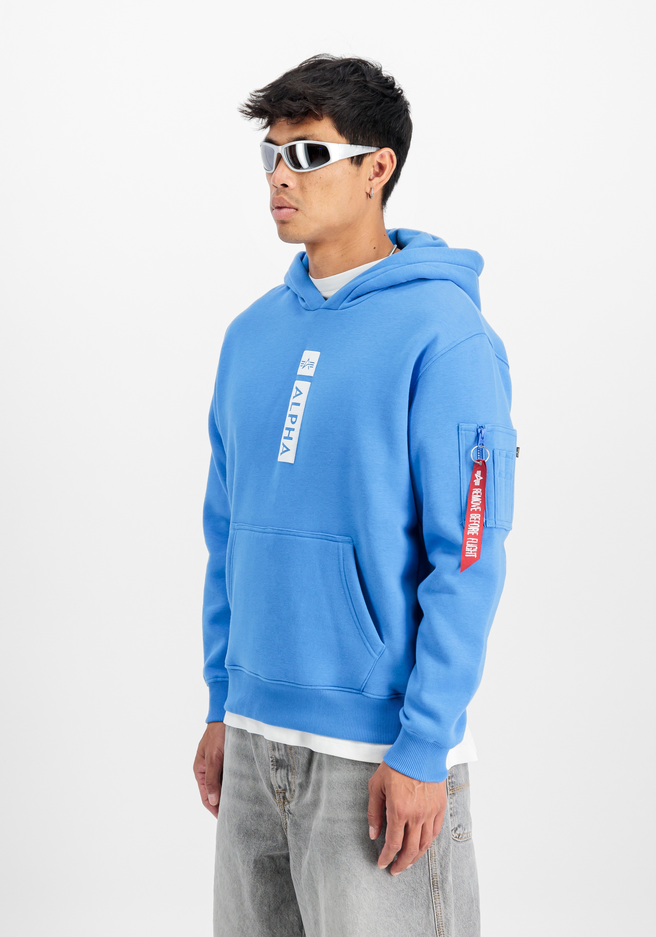 Alpha Industries Hoodie "Alpha Puff Print Hoodie" günstig online kaufen