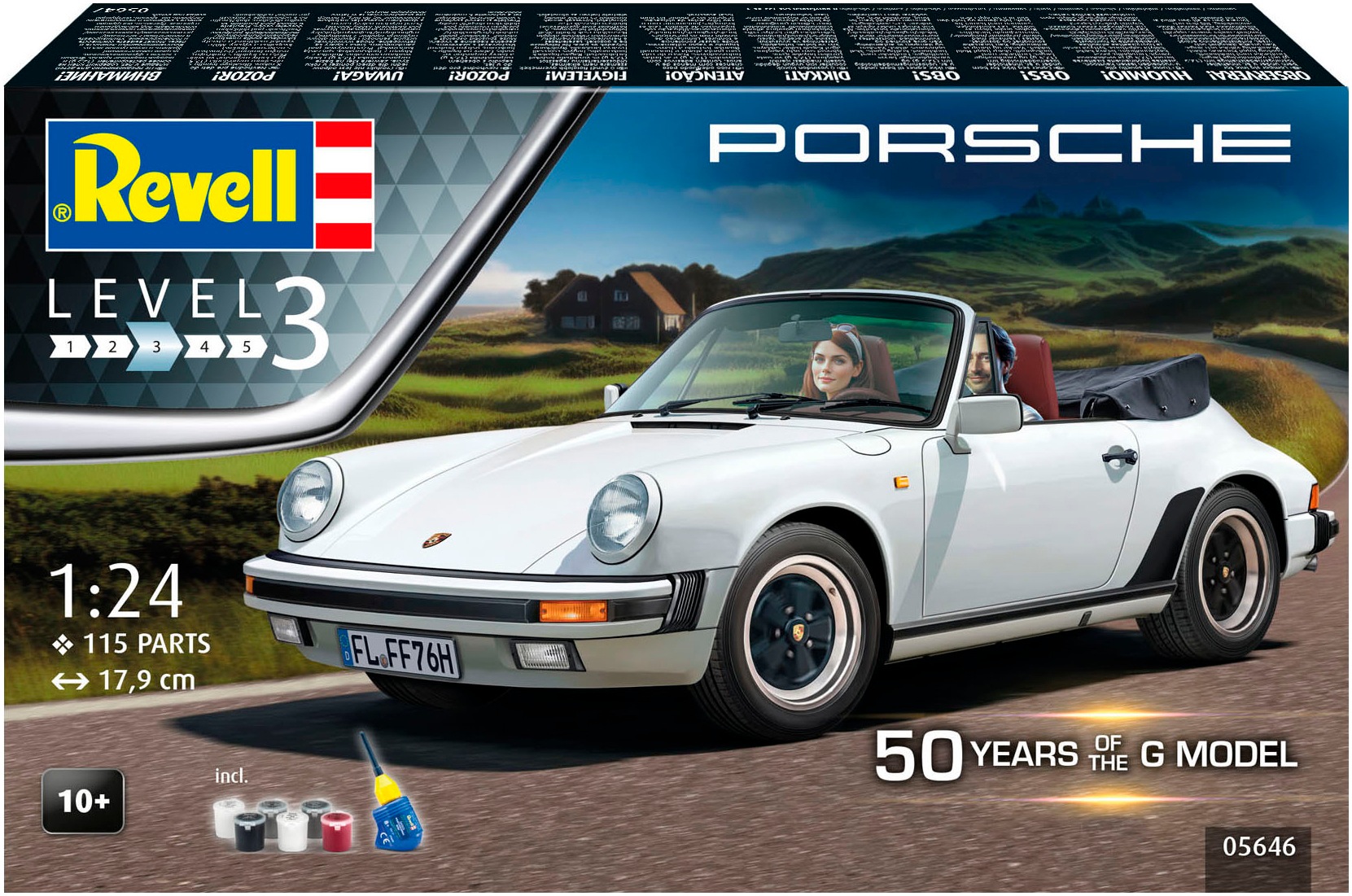 Revell® Modellbausatz »Geschenkset 50 Jahre Porsche 911 G-Model«, 1:24, Made in Europe