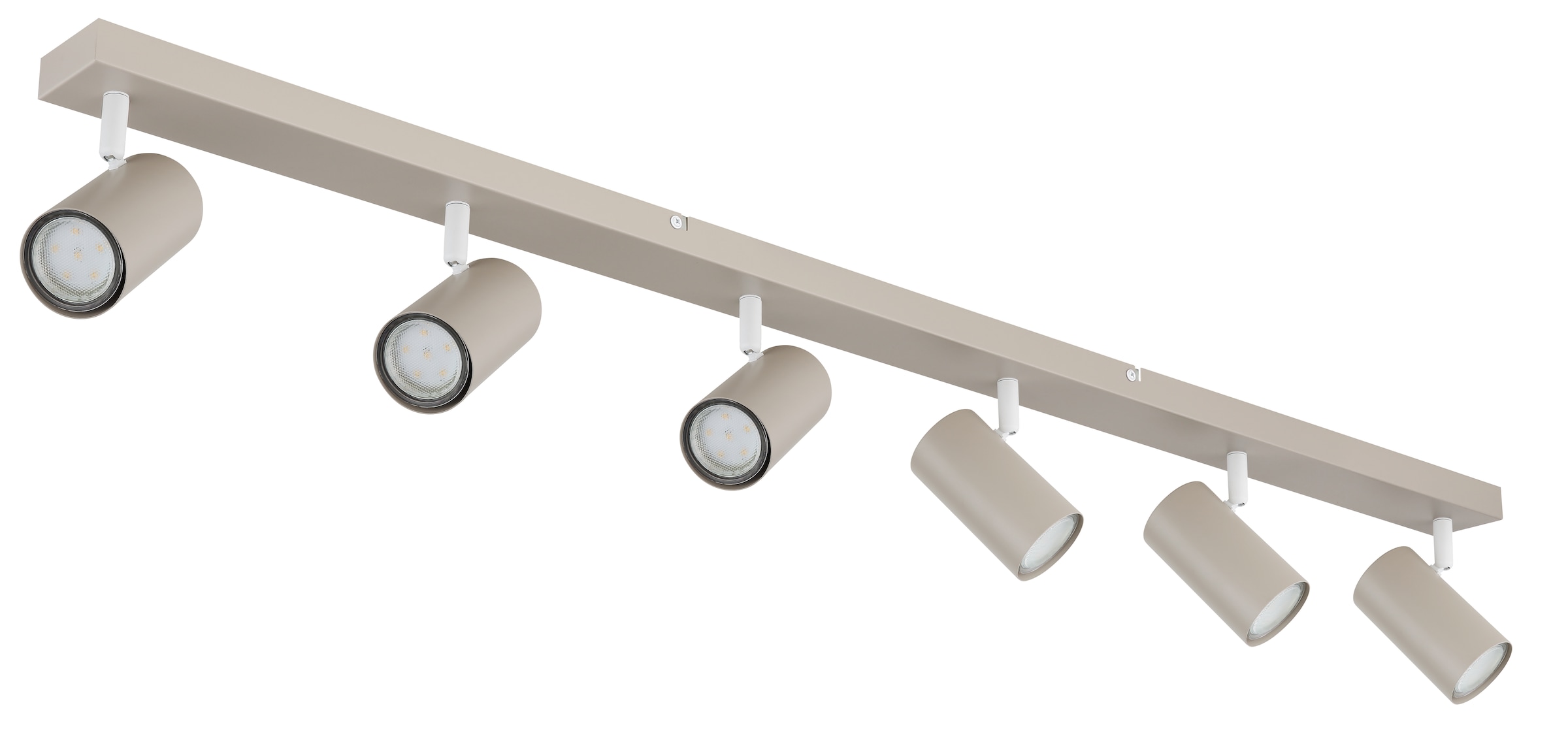 GLOBO LIGHTING Deckenspot »ROBBY« GU10 1 Stk. Strahler Sandfarben, dreh-/schwenkbar, GU10 35W
