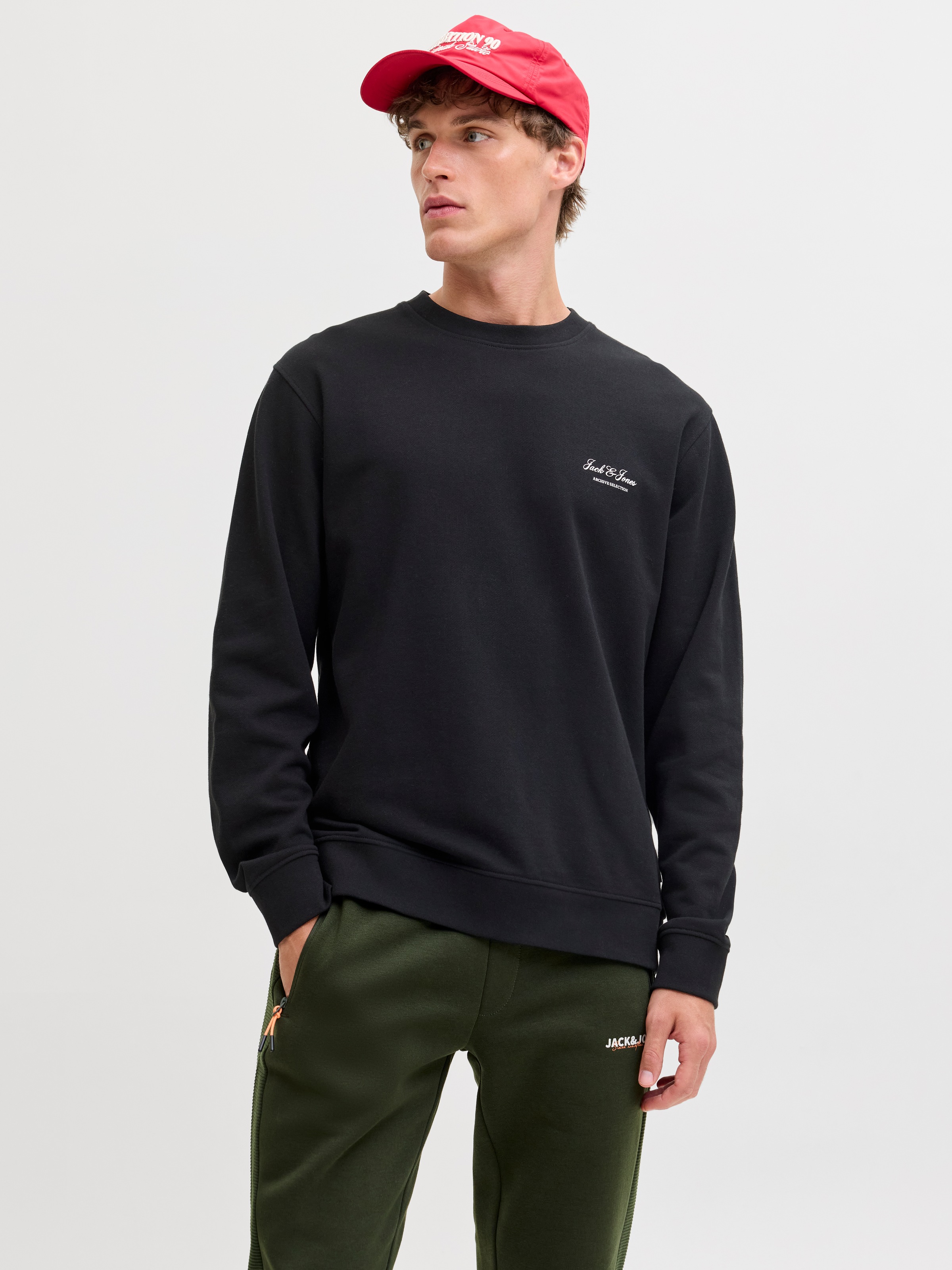 Jack & Jones Sweatshirt "JJEARCHIVE GRAPHIC SWEAT CREW NECK NOOS", Baumwoll günstig online kaufen