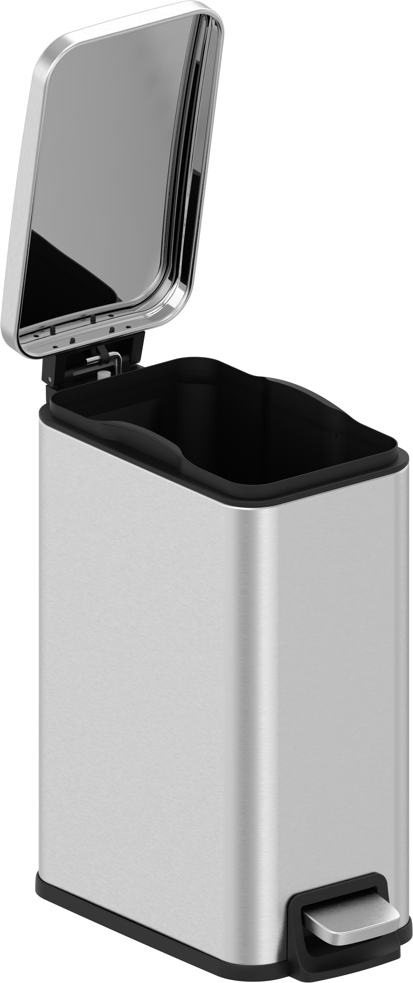 OTTO home Mülleimer »Joonah, mit verzögertem Schließmechanismus, schmal und kompakt« 1 Behälter Nischen-Mülleimer, Treteimer, Kosmetikeimer mit Deckel