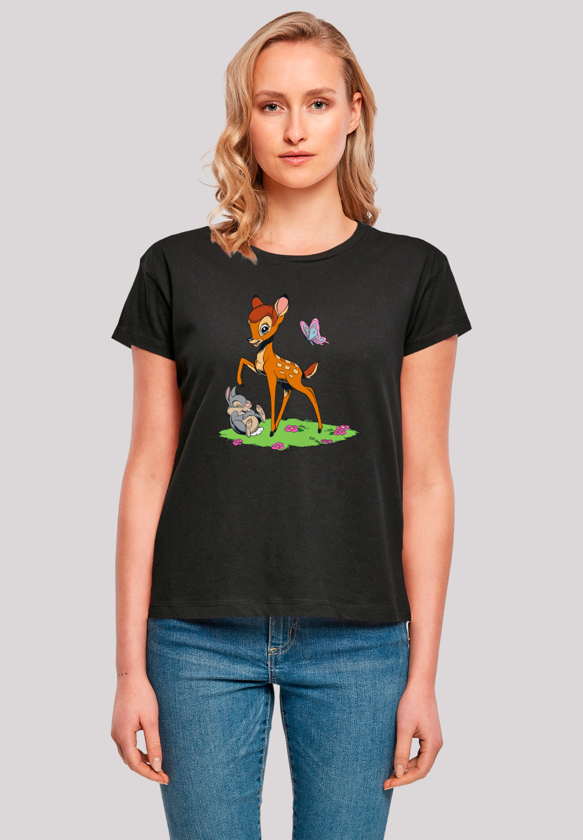 F4NT4STIC T-Shirt "Disney Bambi lacht mit Klopfer", Premium Qualität, Disne günstig online kaufen