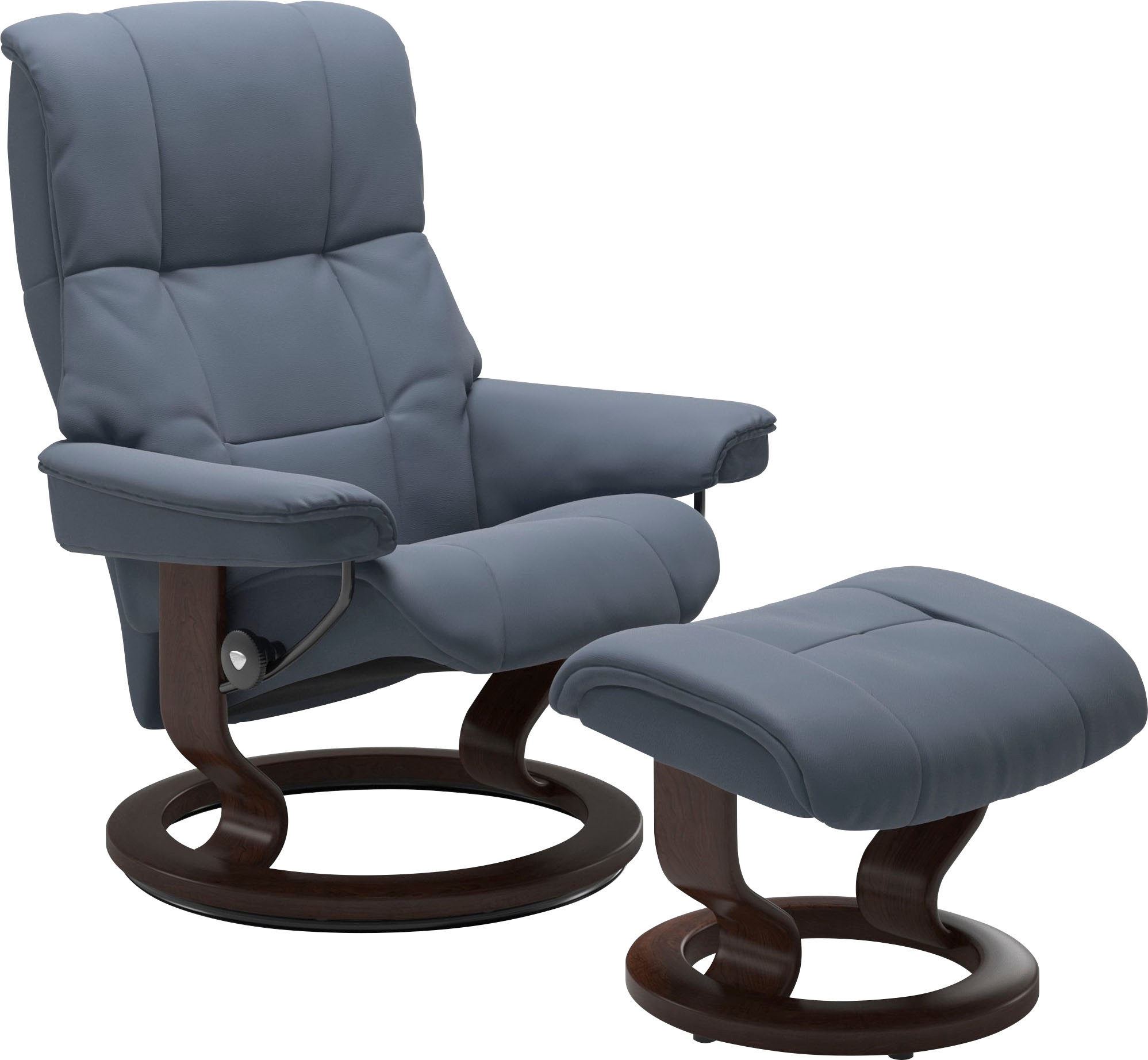Stressless "Mayfair" Relaxsessel mit Hocker, mit Classic Base, Gestell Brau günstig online kaufen