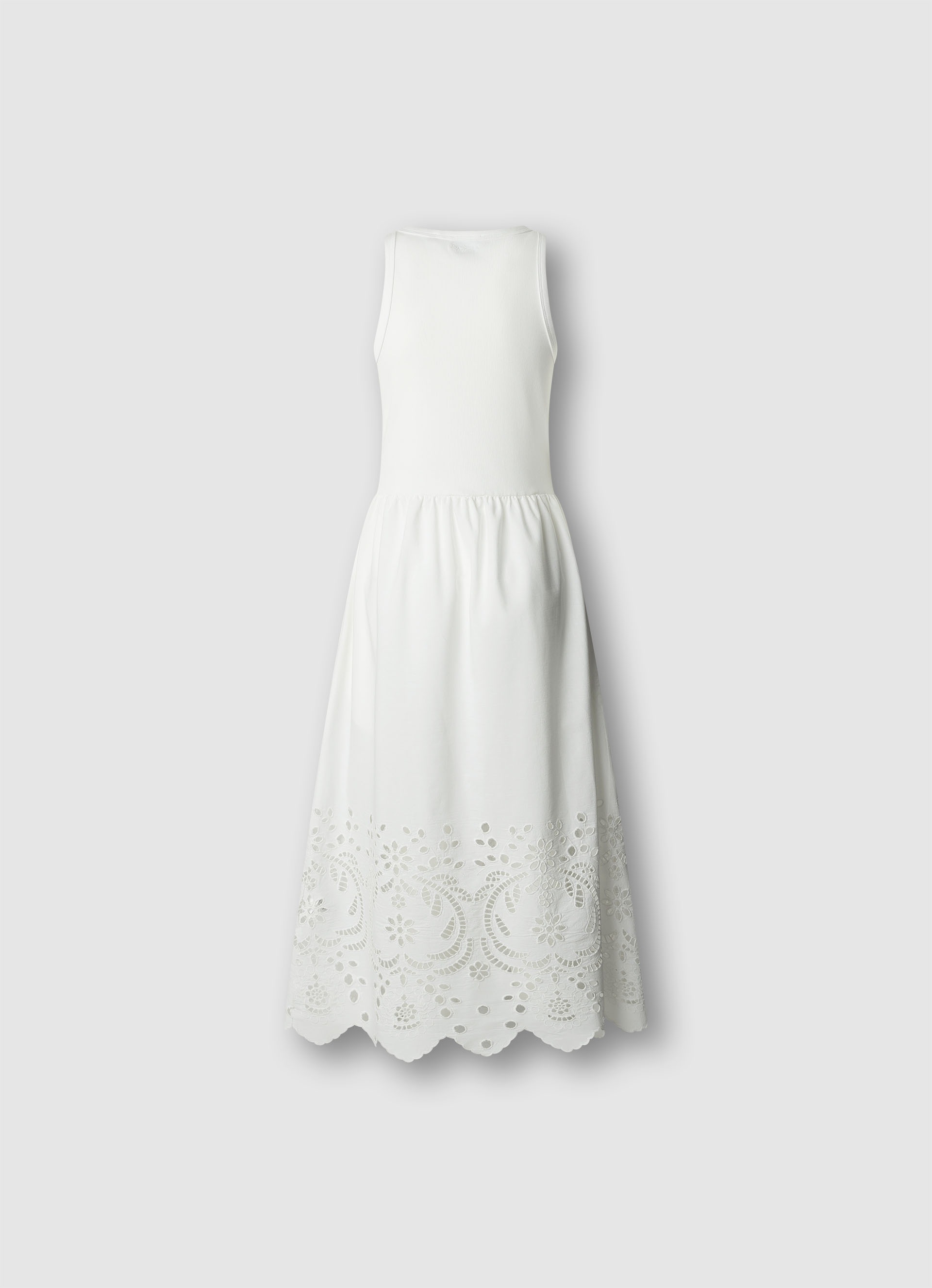 Pepe Jeans A-Linien-Kleid "NAOMI" mit Lochstickerei, ärmellos günstig online kaufen