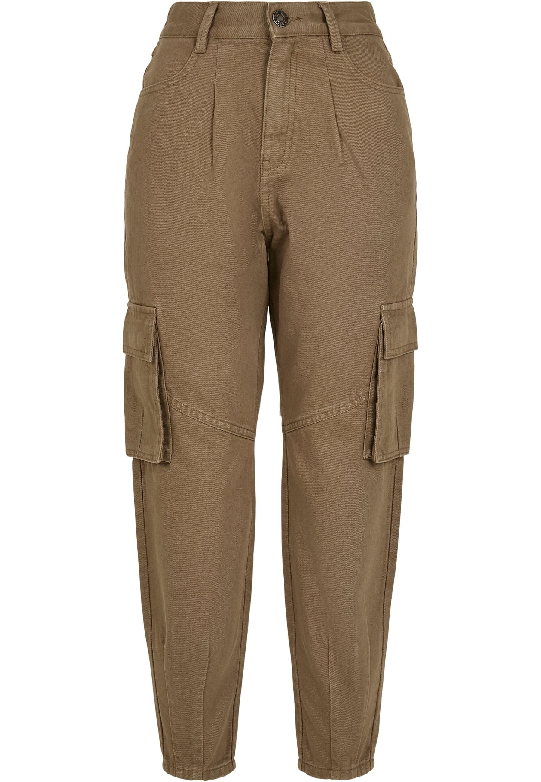 Cargohose »Urban Classics Damen Ladies Ballon Fit Cargo Twill Pants«, (1 tlg.)