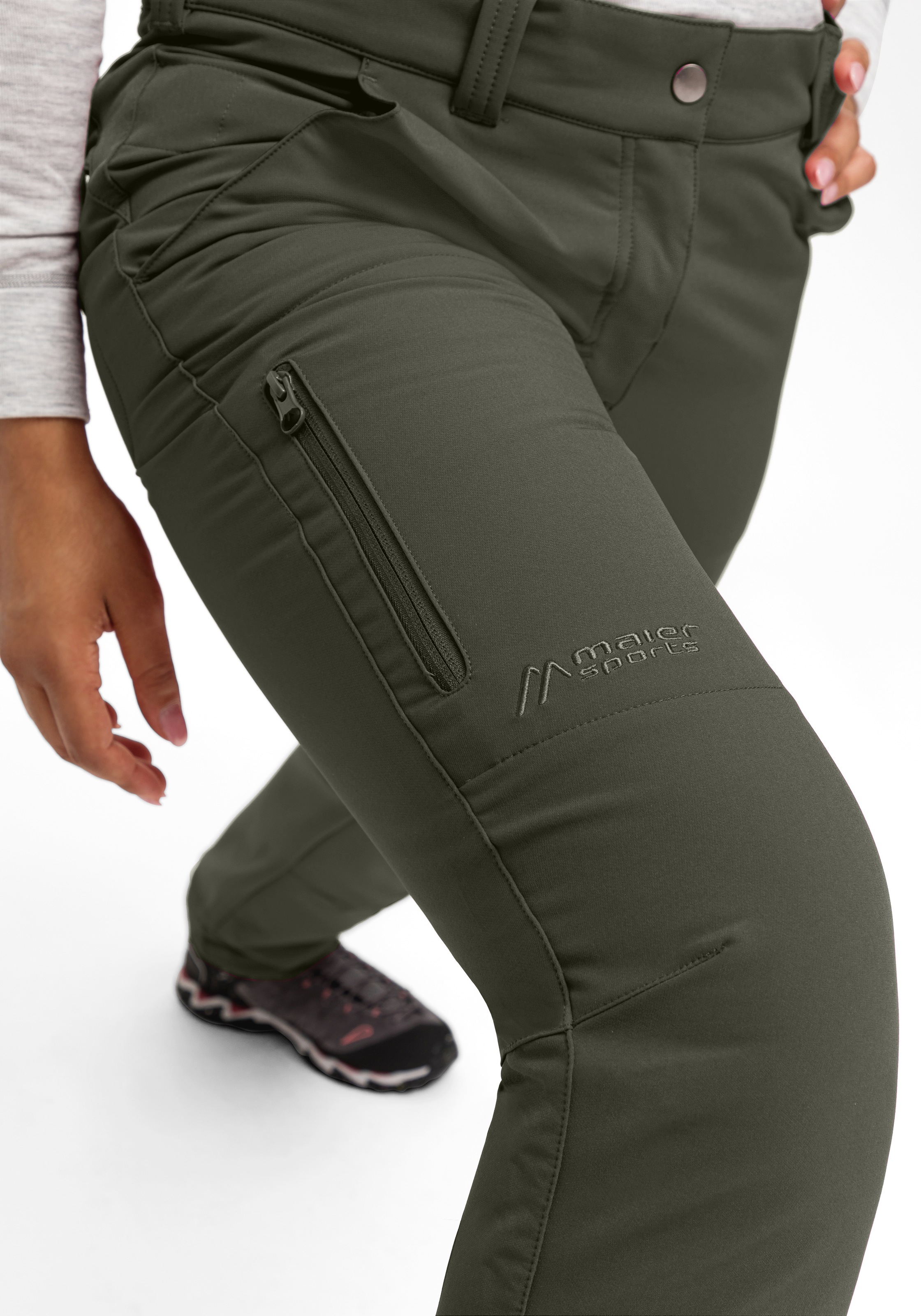 Maier Sports Funktionshose "Helga" warme Damen Outdoorhose, robuste Wanderh günstig online kaufen