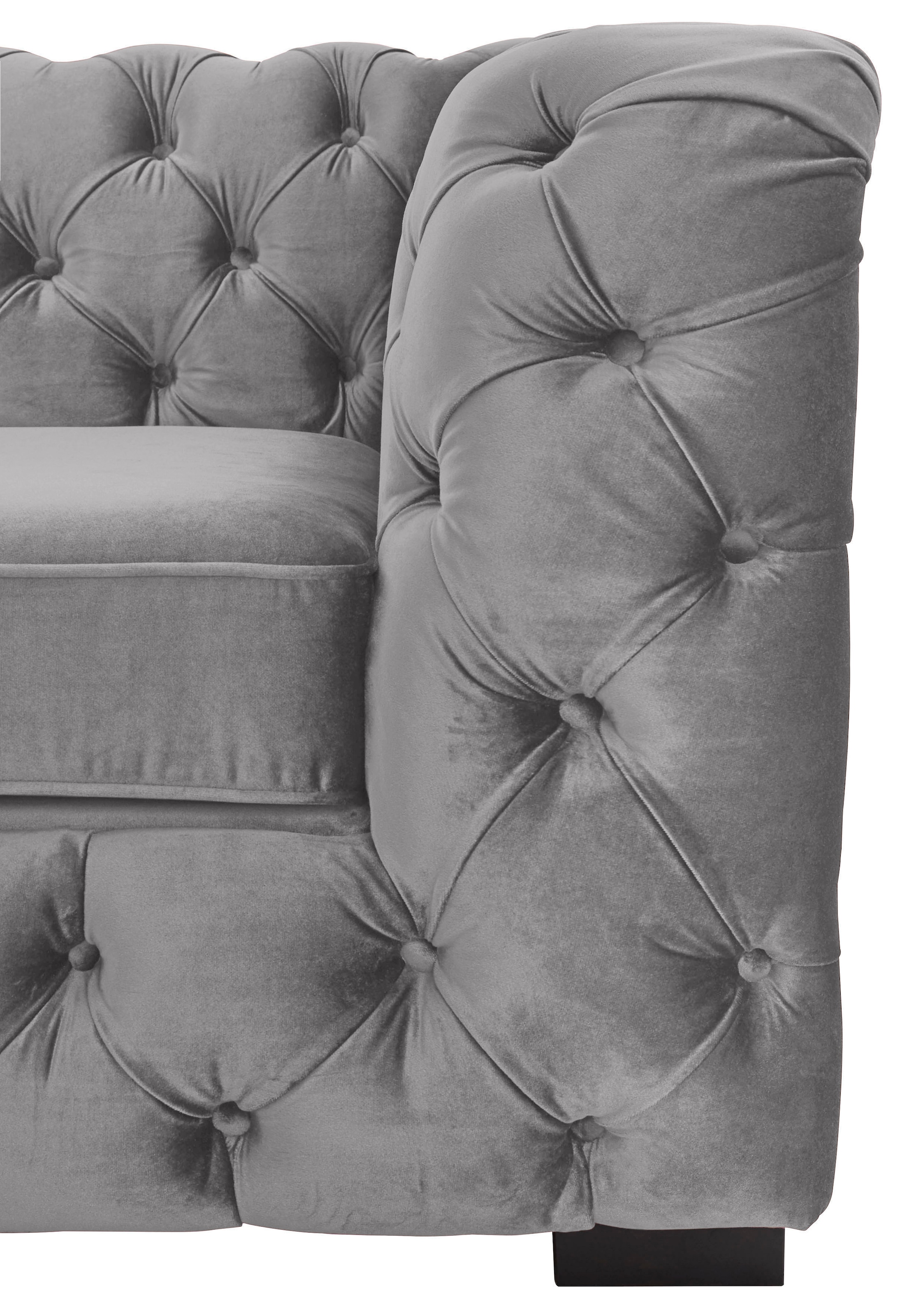 Guido Maria Kretschmer Home&Living Chesterfield-Sofa »Kalina«, klassische Chesterfield-Knopfheftung, sehr hochwertige Verarbeitung