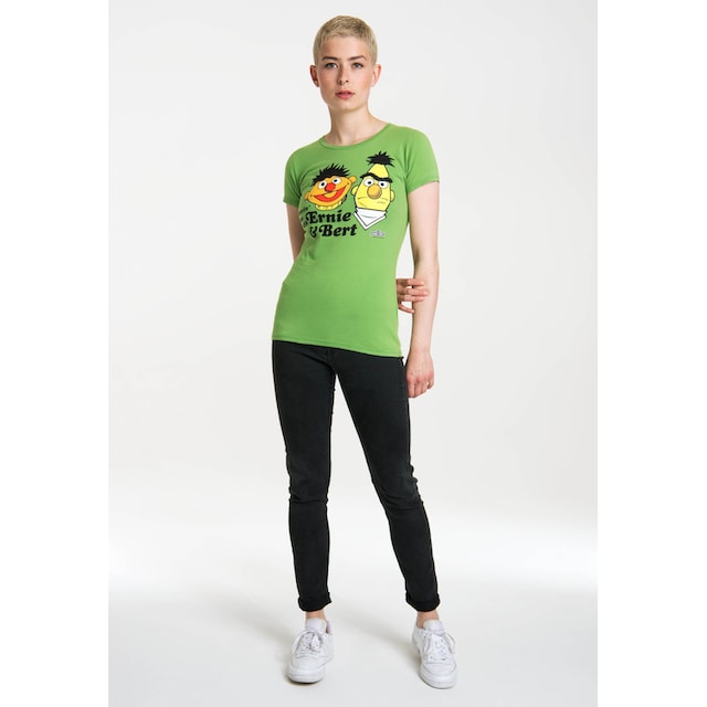 LOGOSHIRT T-Shirt »Sesamstraße – Ernie & Bert«, mit lizenziertem Print für  kaufen | BAUR