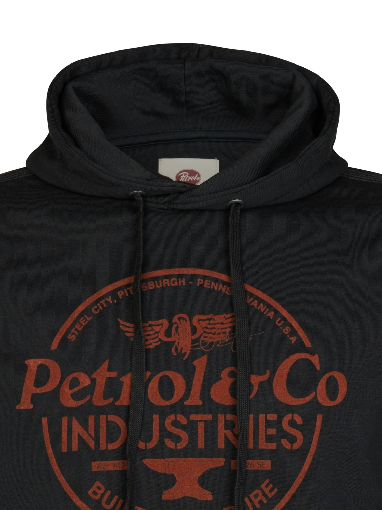 Petrol Industries Kapuzensweatshirt , mit angesetzten Bündchen
