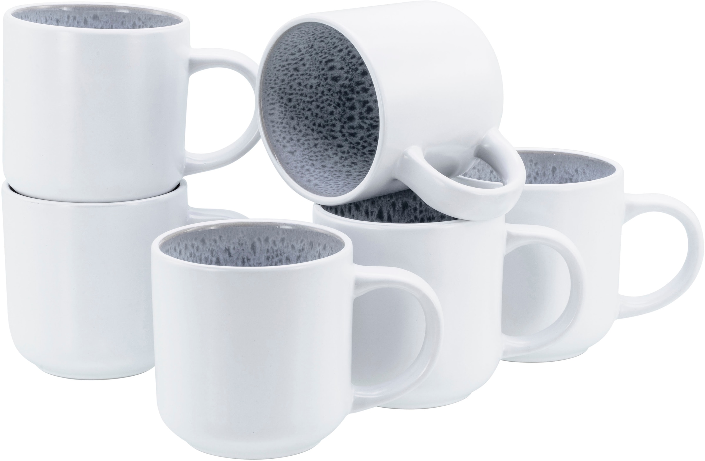 OTTO home Becher "modernes 6-teiliges Kaffeebecher-Set Lykk" hohe Haltbarke günstig online kaufen