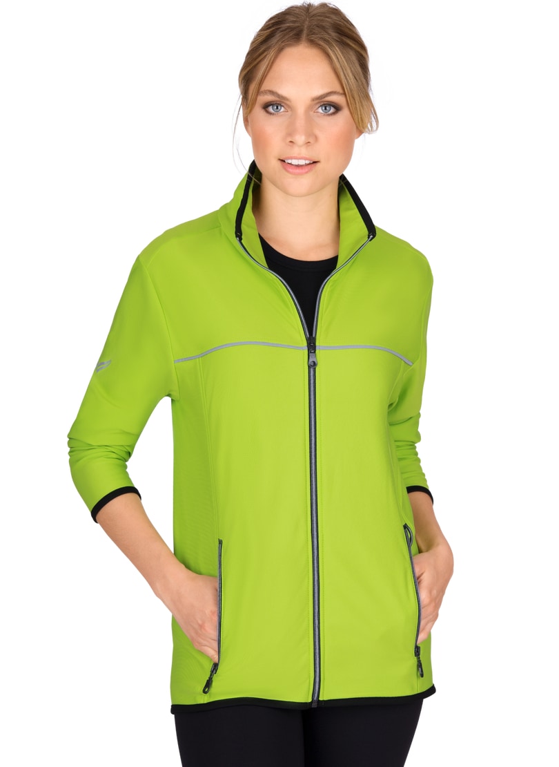 Trainingsjacke »TRIGEMA Praktische Sportjacke aus Microfaser«, (1 St.)