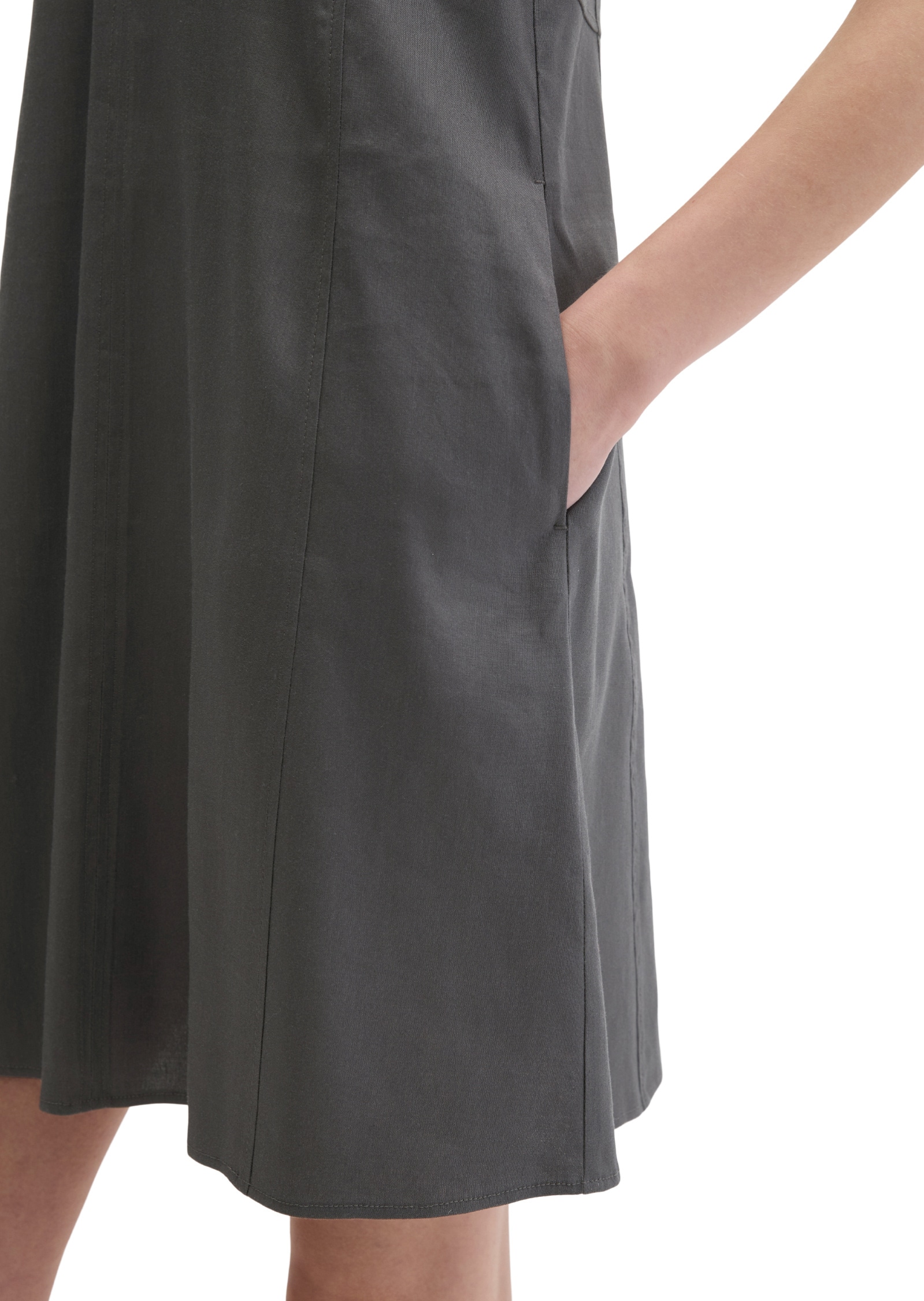 Marc O'Polo Midikleid »aus Viskose-Leinen-Stretch«