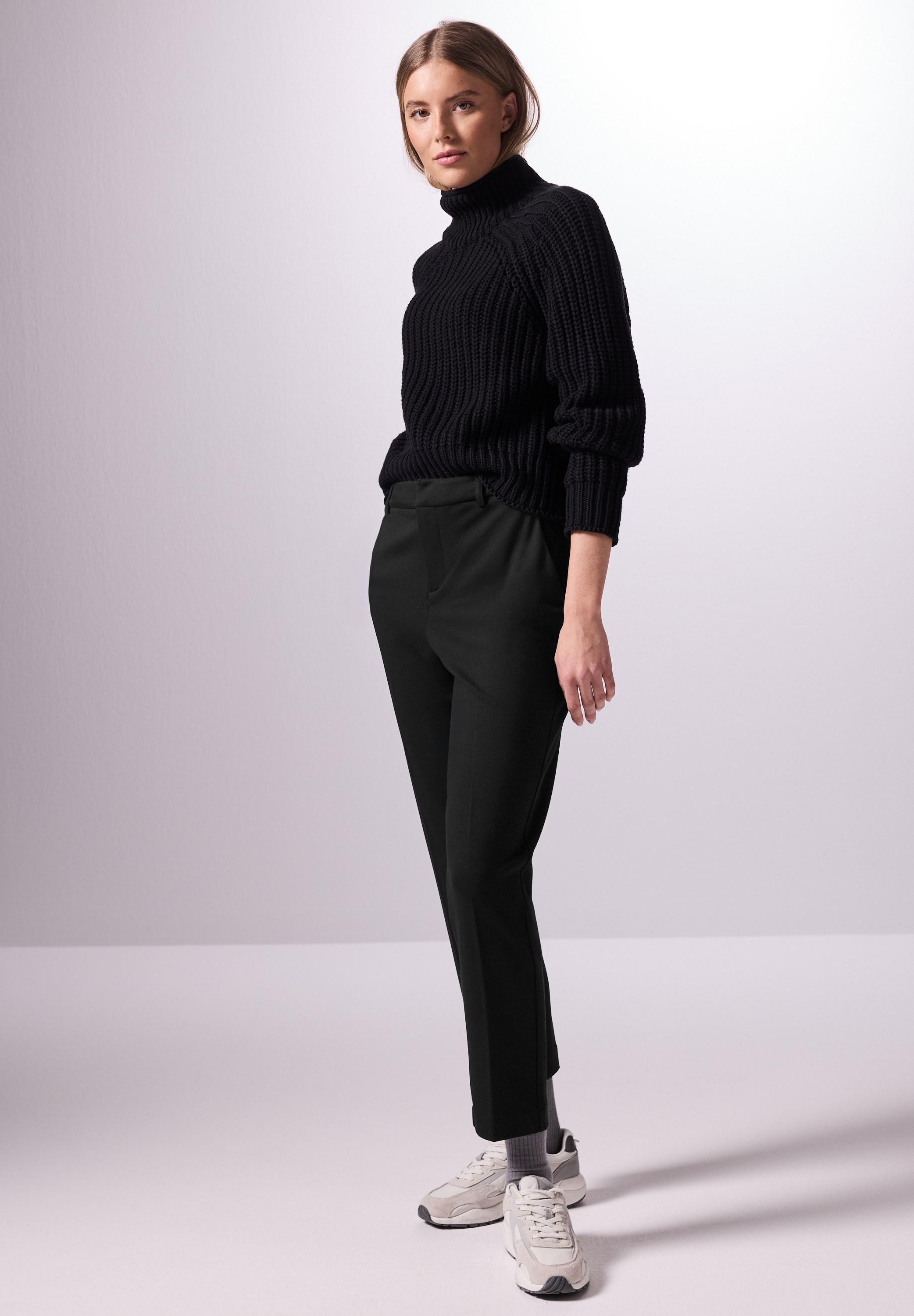 STREET ONE STUDIO Siaurėjančios kelnės High Waist