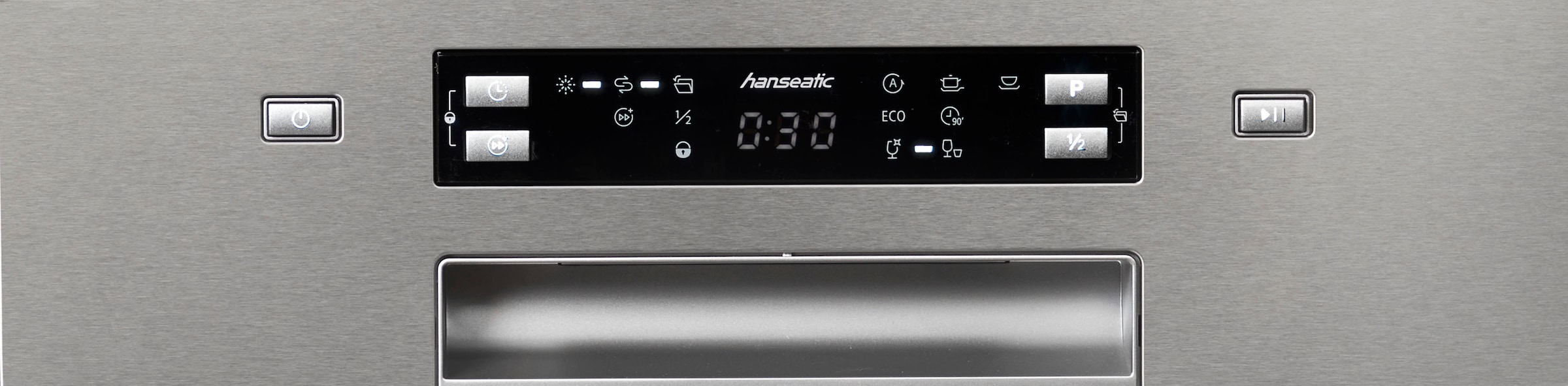 Hanseatic teilintegrierbarer Geschirrspüler »HGTI4582D10J7710ES«, 10 Maßgedecke