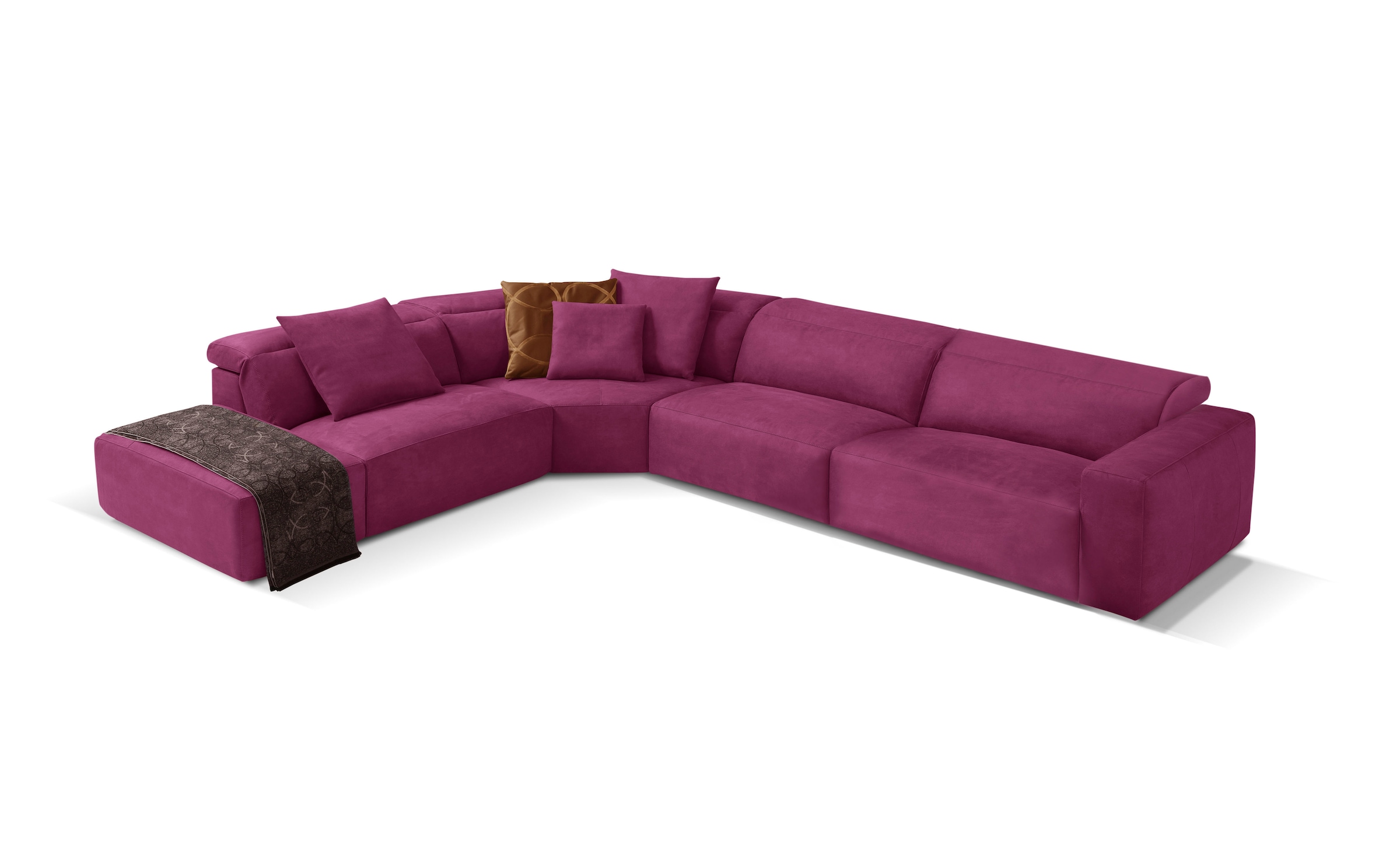 Egoitaliano Ecksofa "Beverly, extravangantes Designsofa mit erstklassigem S günstig online kaufen