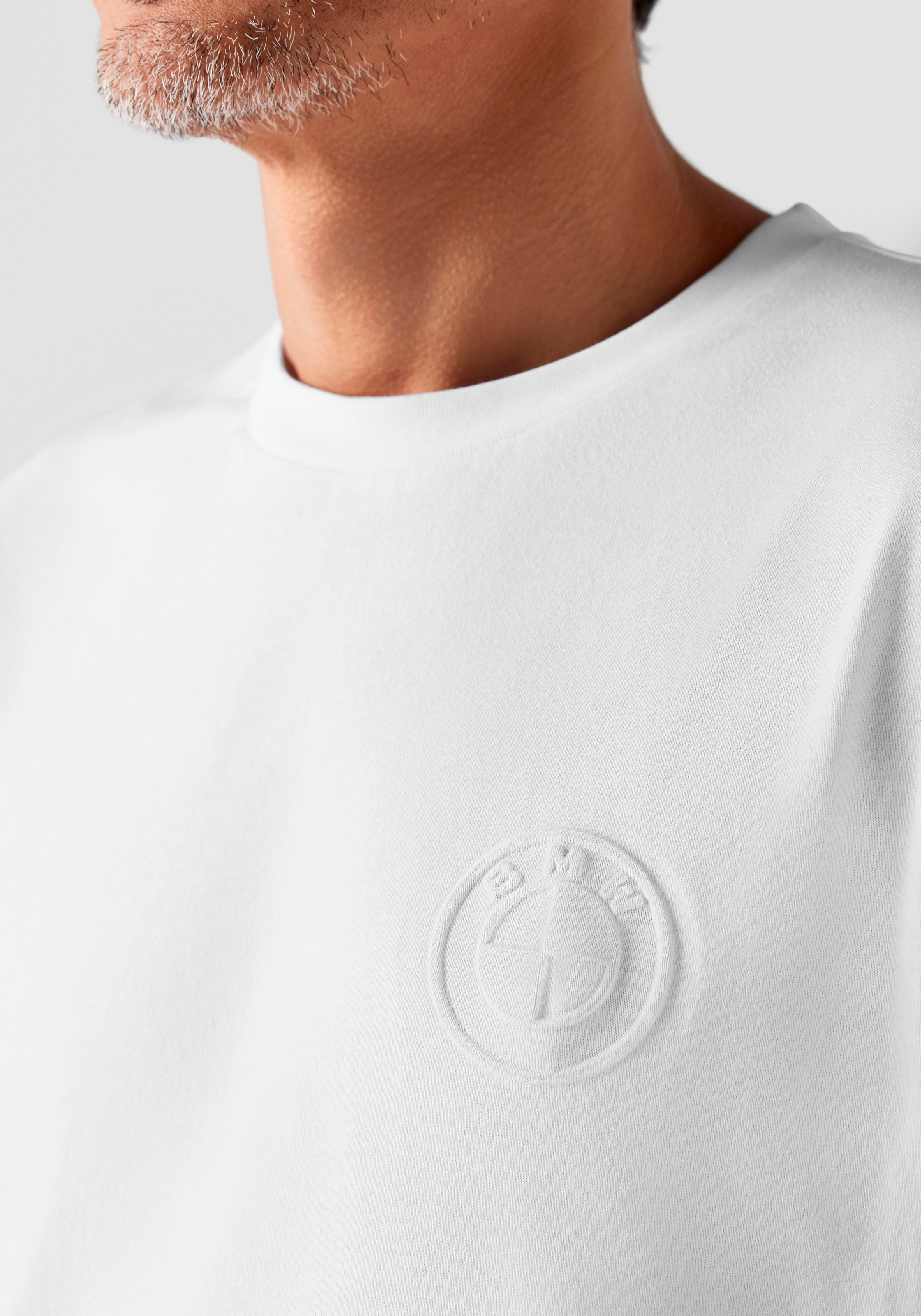 BMW Oversize-Shirt, mit Logostickerei auf Brusthöhe