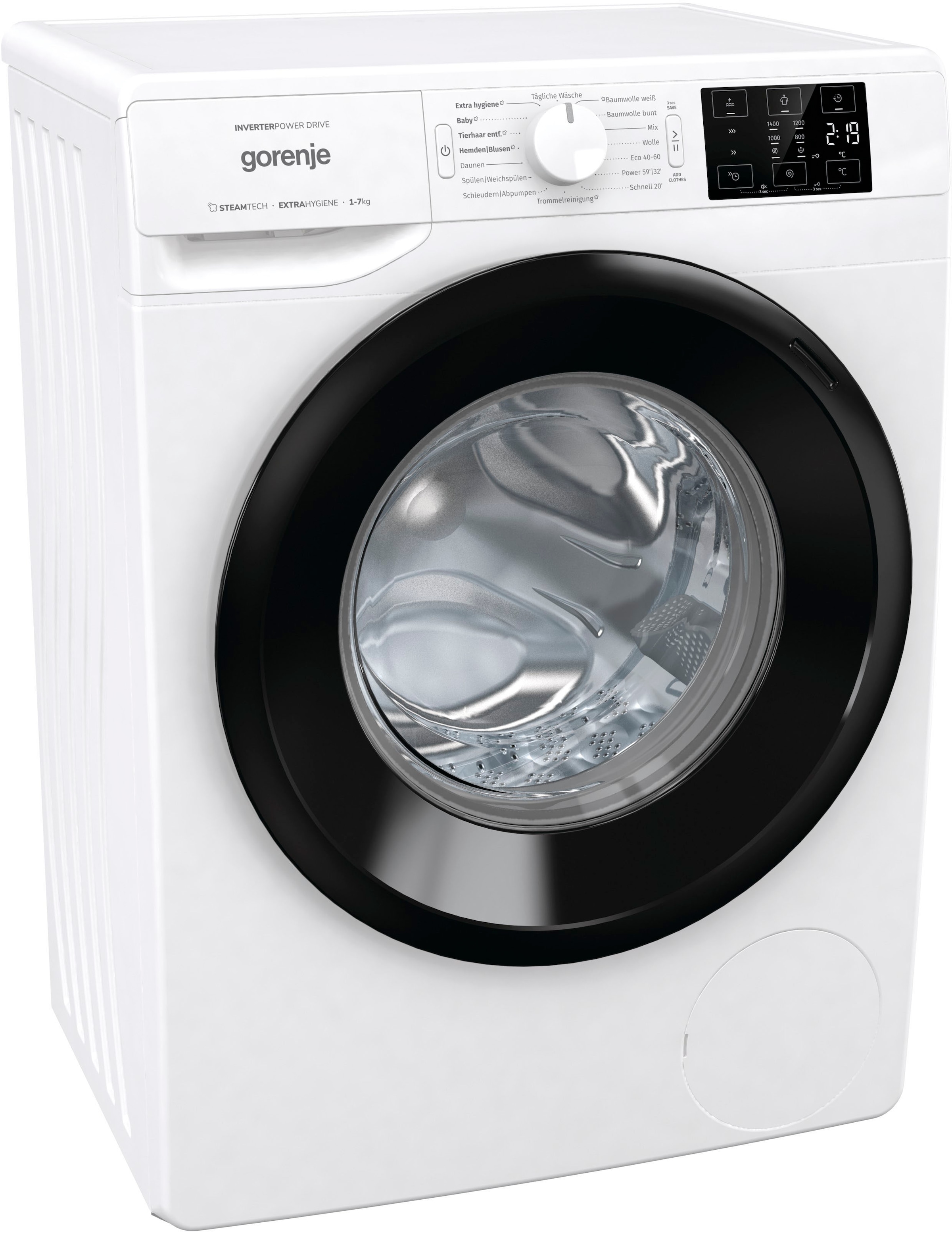 GORENJE Waschmaschine "Wave NEI74SAP", 7 kg, 1400 U/min, nur 47 cm tief