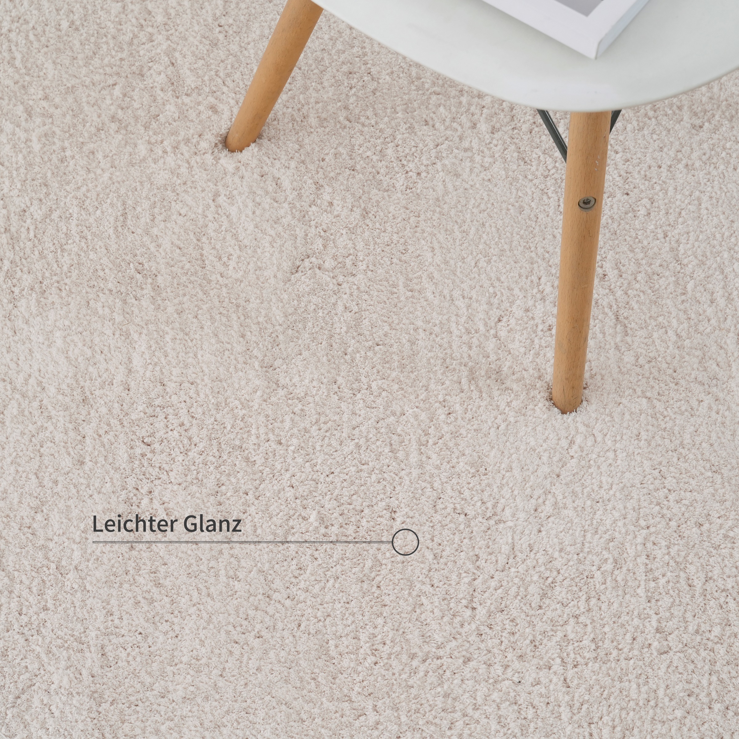 my home Hochflor-Teppich »Microfaser Teppich Magong, besonders weich, sehr feiner Flor«, rund, 25 mm Höhe, unifarben, weiche Teppiche, Wohnzimmer, Schlafzimmer, Kinderzimmer