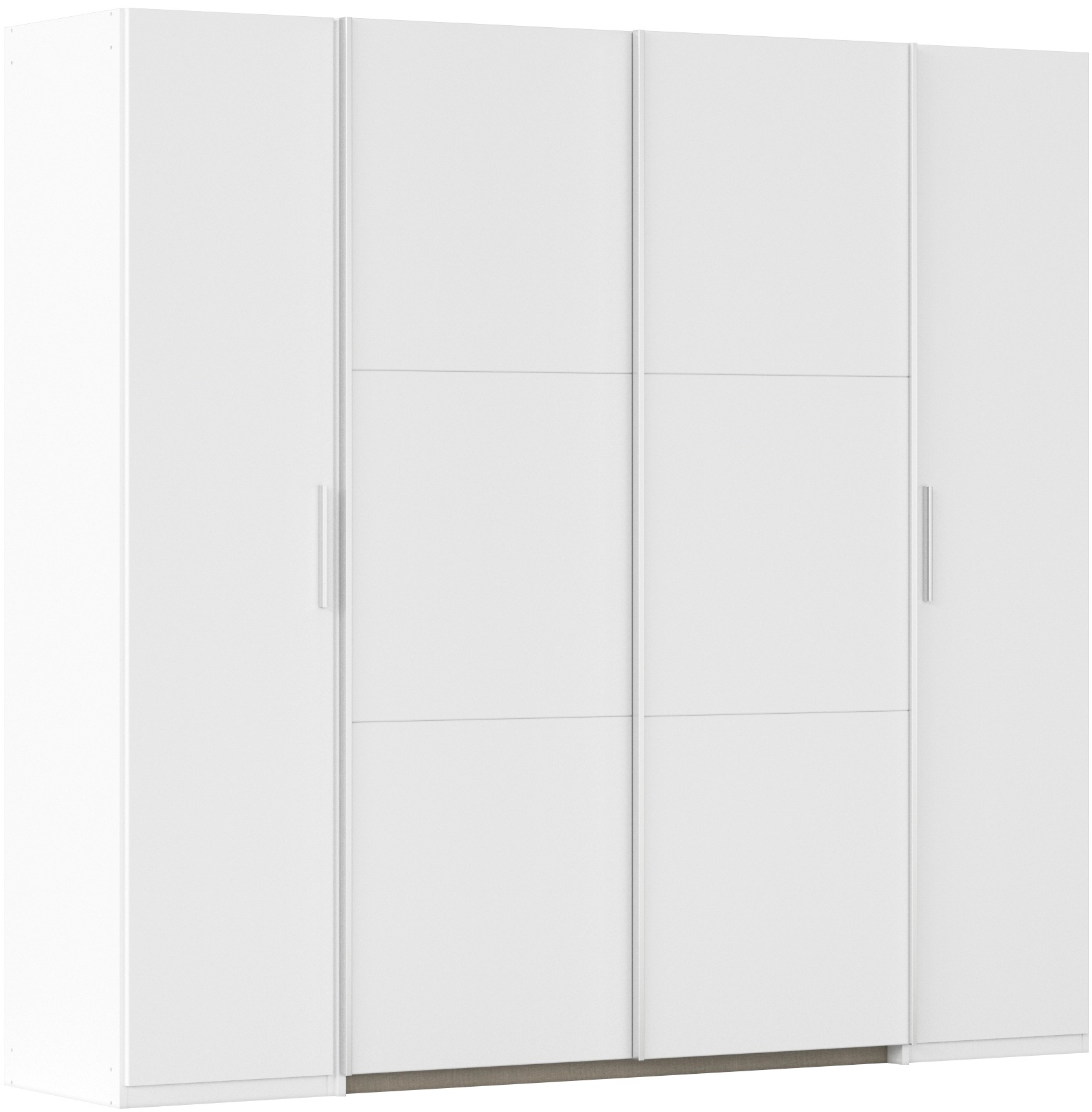 rauch "Kleiderschrank Drehtürenschrank Schrank Garderobe KRONACH" in 3 Ausstattungen BASIC/CLASSIC/PREMIUM, Breiten 225/268/311/354 cm, mit Dreh- und Schwebetüren und vielen Einlegeböden MADE IN GERMANY