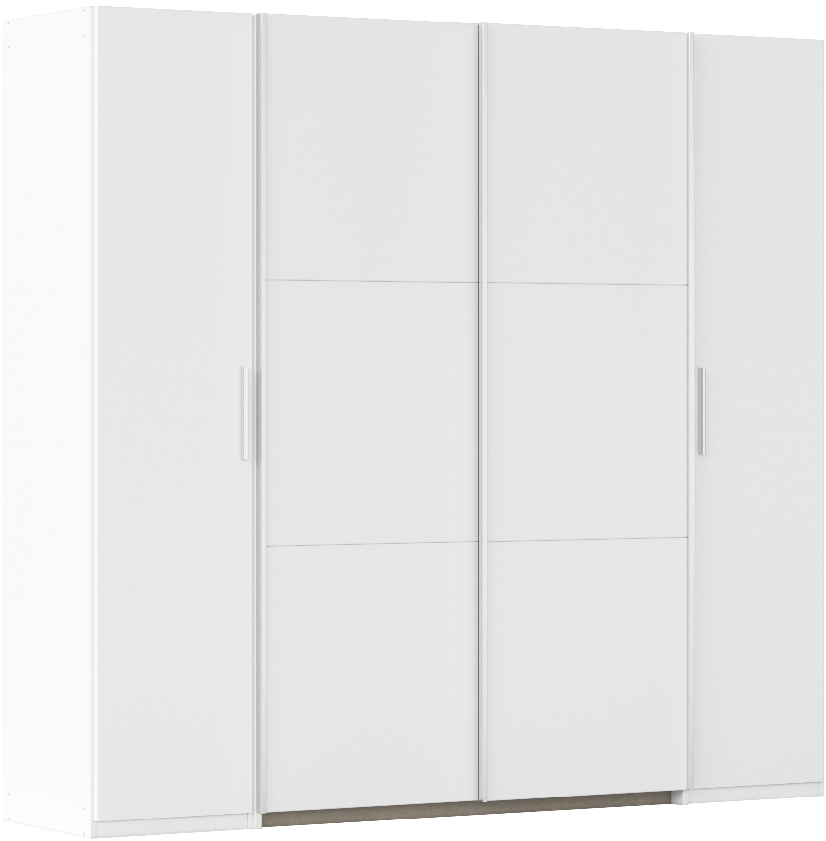 rauch Schwebetürenschrank "Kleiderschrank Drehtürenschrank Schrank Garderobe KRONACH" in 3 Ausstattungen BASIC/CLASSIC/PREMIUM, Breiten 225/268/311/354 cm, mit Dreh- und Schwebetüren und vielen Einlegeböden MADE IN GERMANY