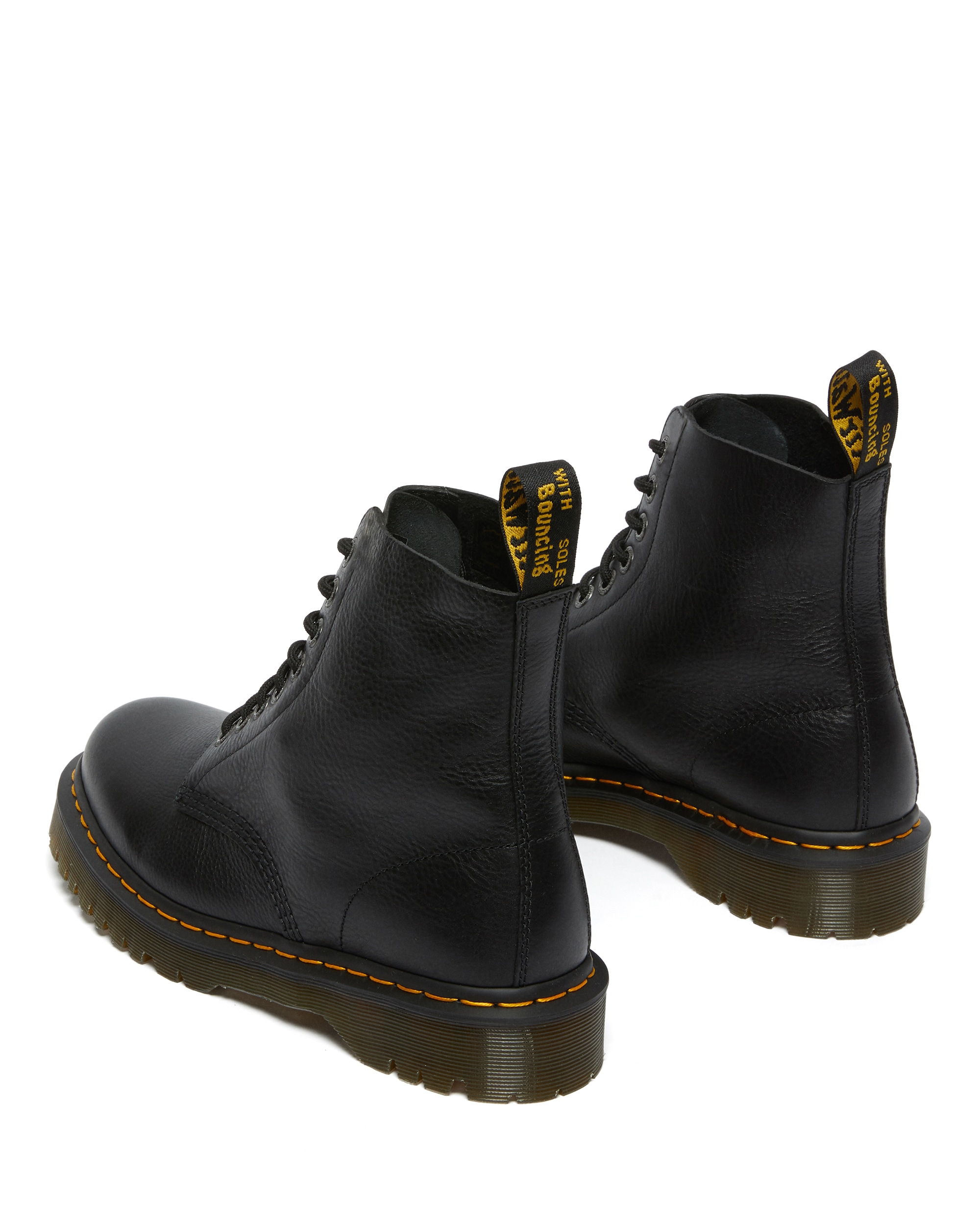 DR. MARTENS Schnürboots »1460«  Blockabsatz, Stiefelette mit typisch, gelber Rahmennaht