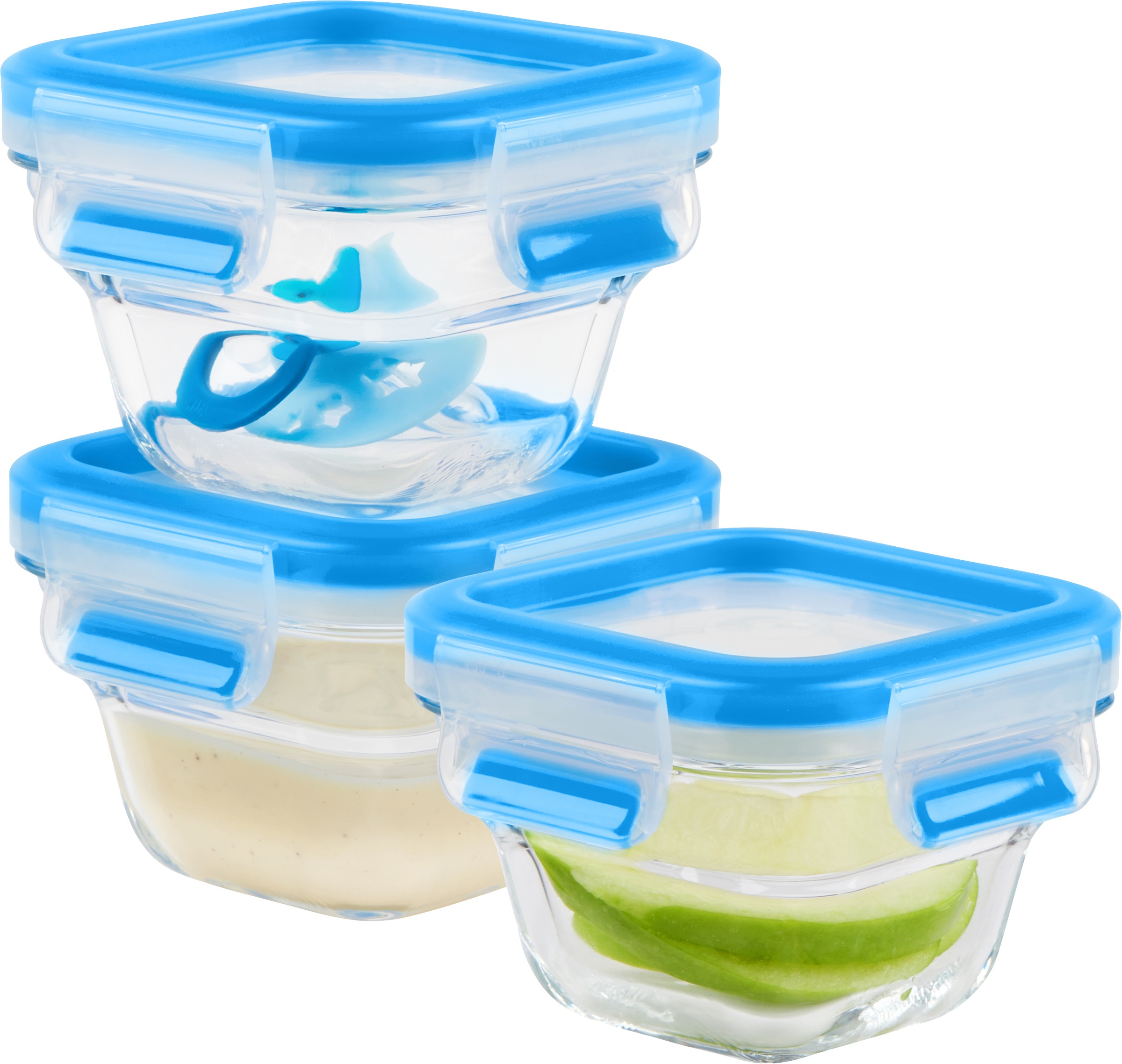 Emsa Frischhaltedose "N10507 Clip & Close Glas" Set, 3 tlg. 3 x 0,18L, gefr günstig online kaufen