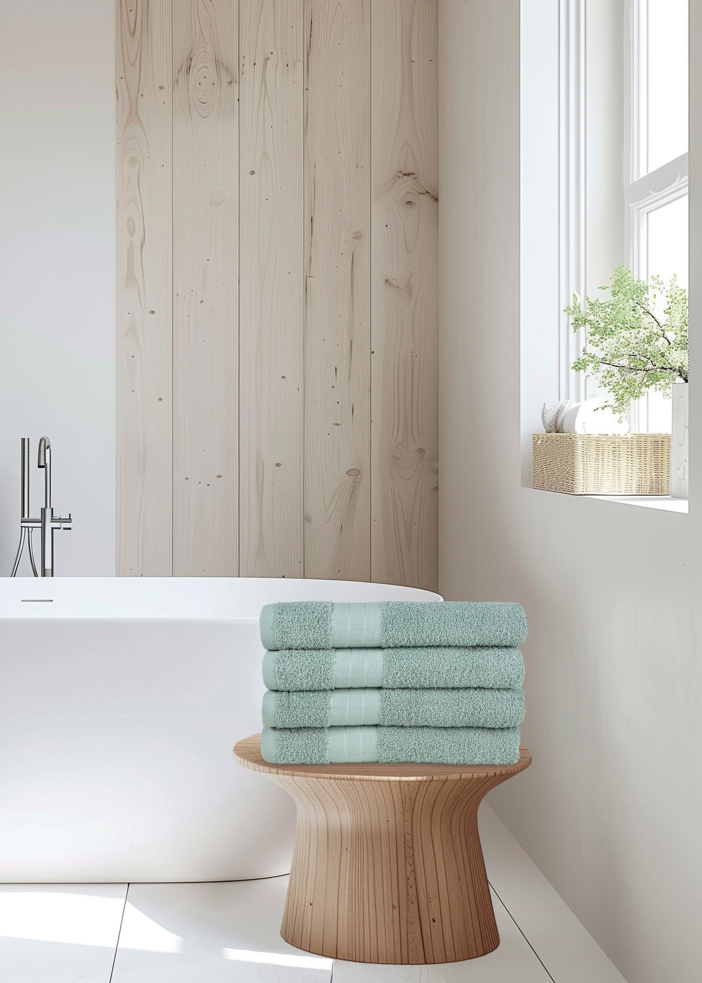 good morning Handtücher "Uni" Baumwolle, Walkfrottee, Bordüre, 500 GSM, Ein günstig online kaufen