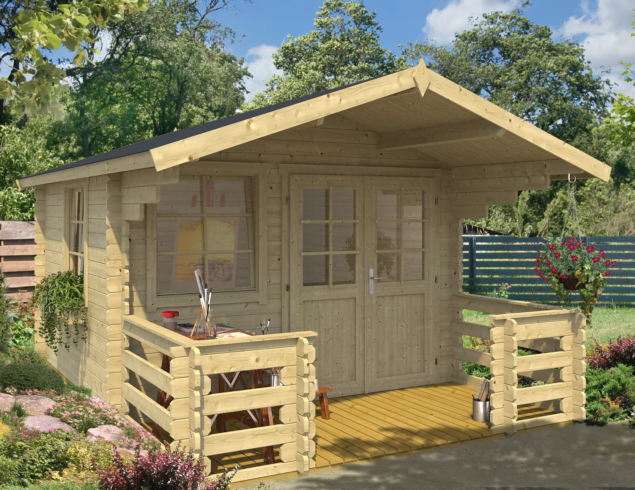 KONIFERA Gartenhaus "Klingenberg 1" Inklusive Fußboden günstig online kaufen