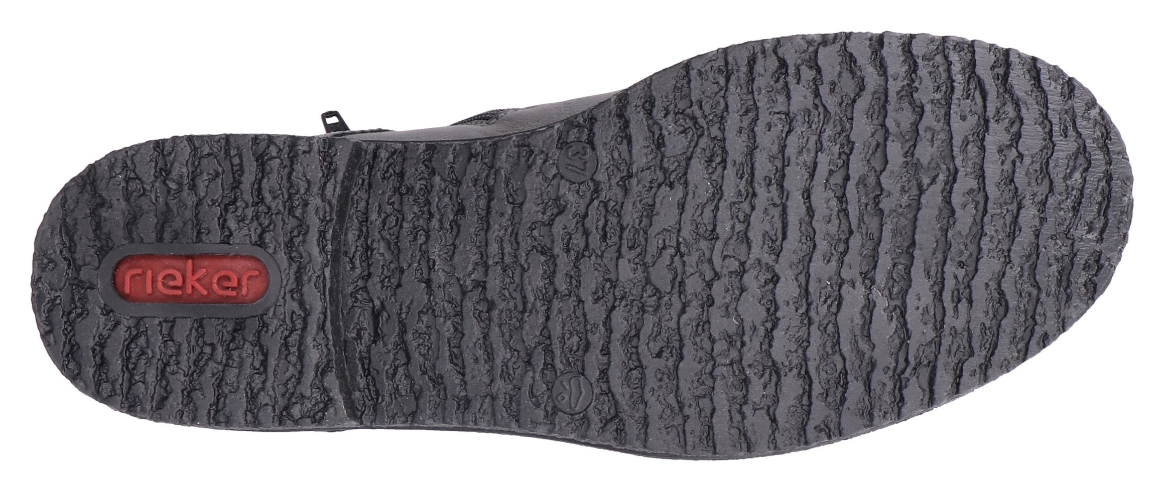 Rieker Schnürstiefelette, Schnürboots, Herbststiefelette, Blockabsatz, mit weicher Innensohle
