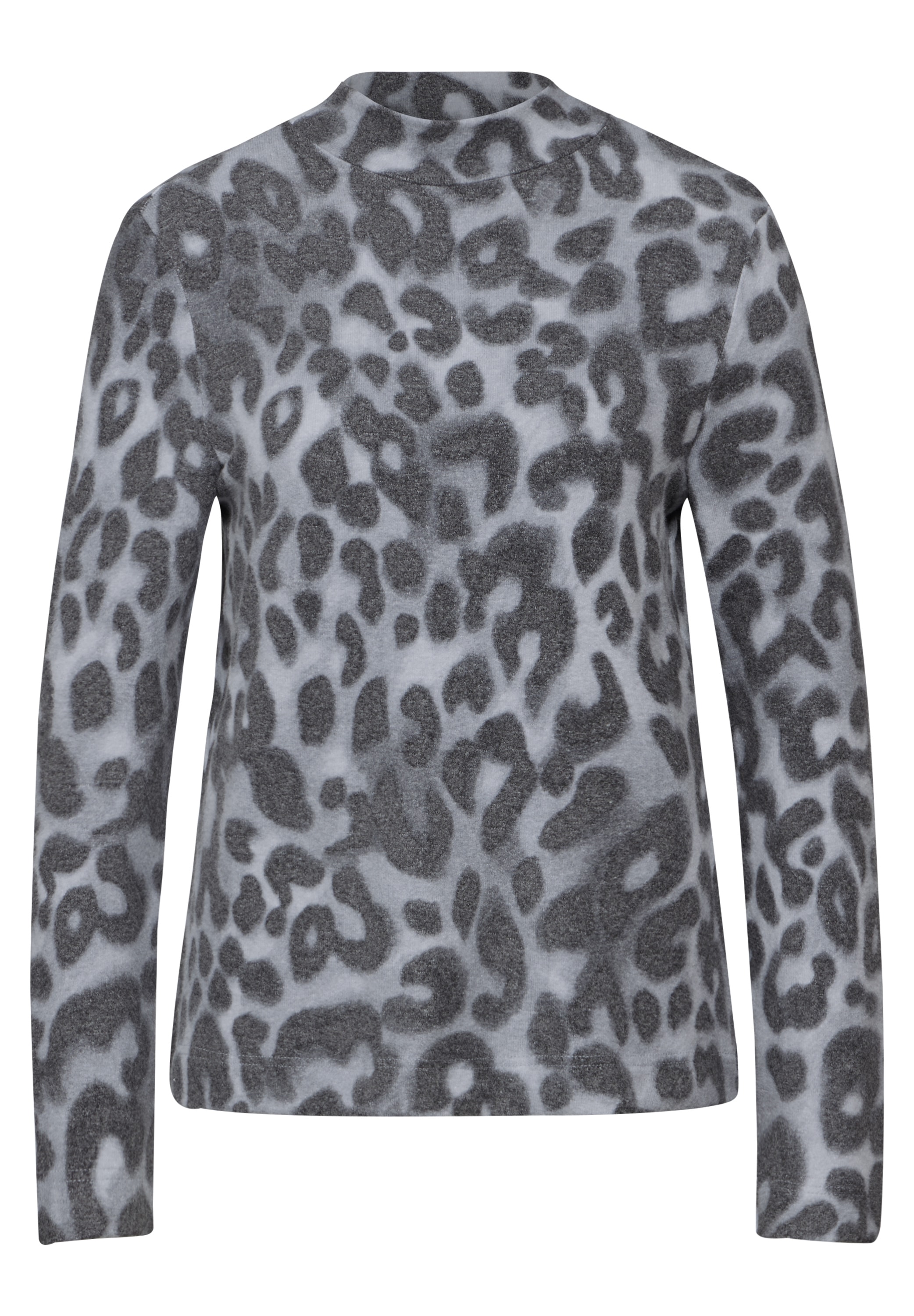 STREET ONE Langarmshirt, mit Leomuster