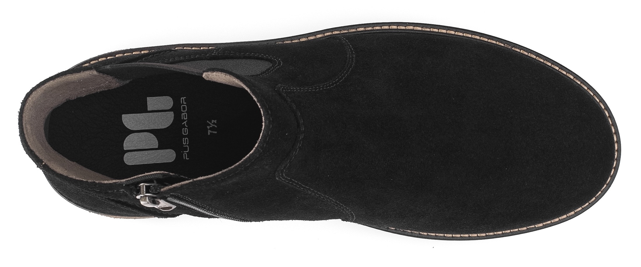 Pius Gabor Chelseaboots, Herbstboots mit Kontrastnähten und Logoprägung