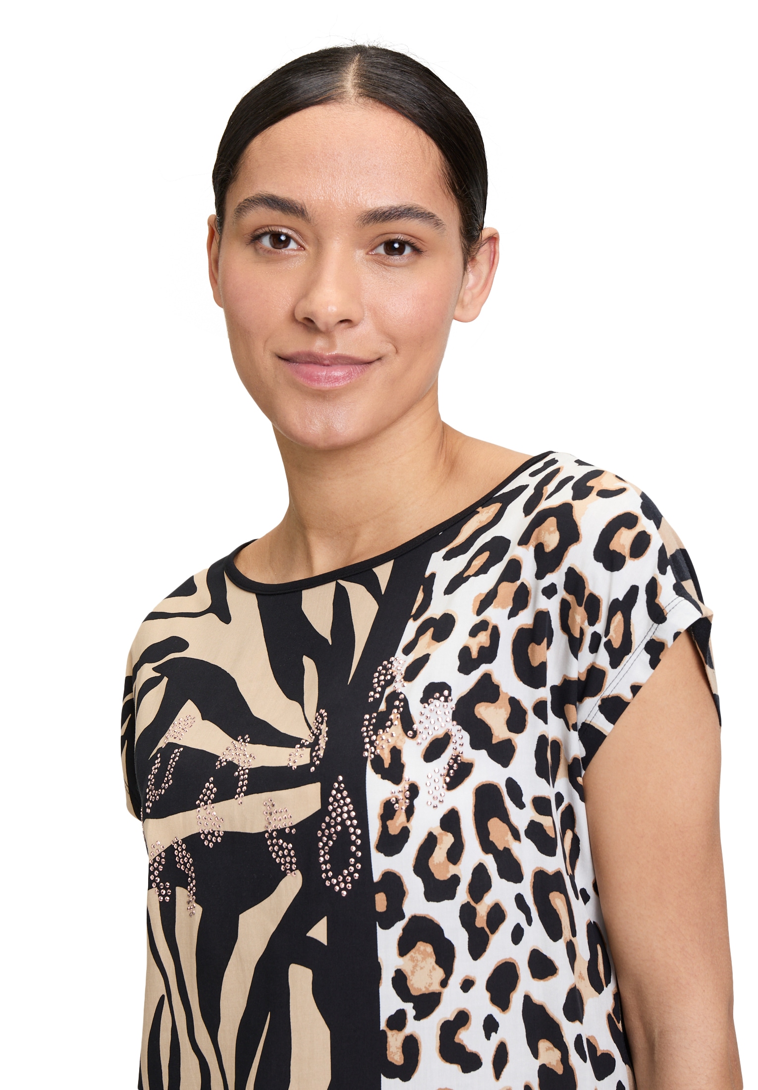 Betty Barclay Kurzarmshirt »Betty Barclay Damen Casual-Shirt mit Aufdruck«, (1 tlg.), Druck