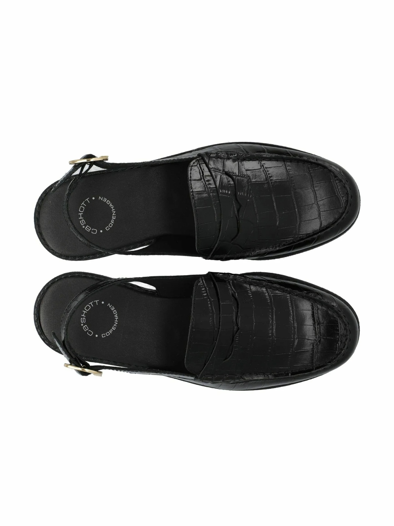 Ca'Shott CASROBERTA Low Shoe Black Croco Size 37 3