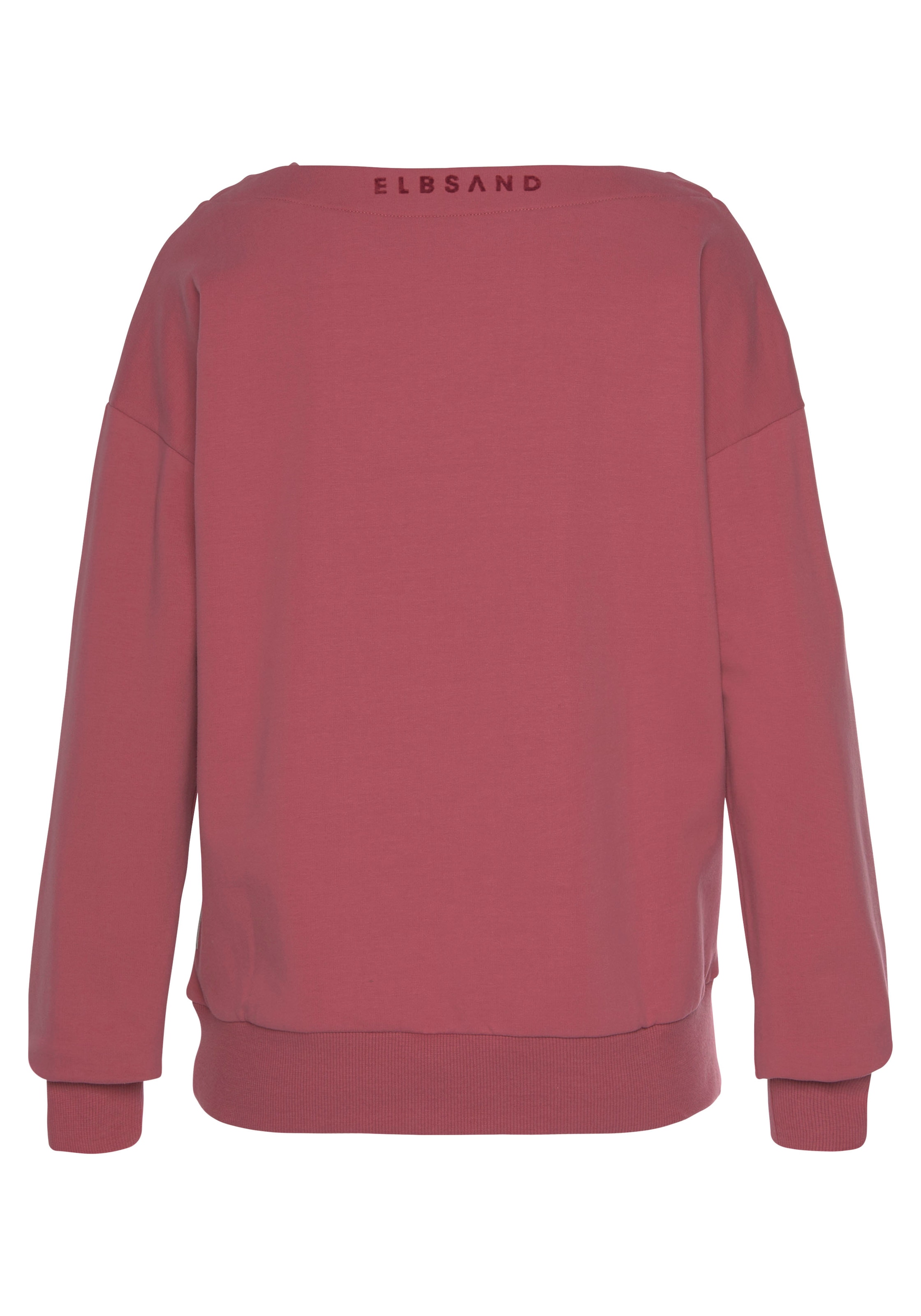 Elbsand Sweatshirt »Finnia«, mit Flockprint vorne