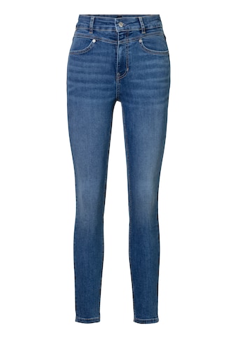 High-waist-Jeans »KITT SKINNY HR BC Premium Damenmode«, mit Leder-Badge