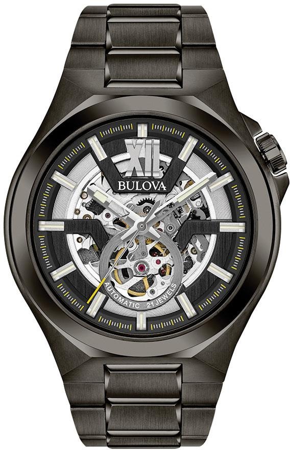 Bulova Automatikuhr »Maquina, 98A179«, Armbanduhr, Herrenuhr