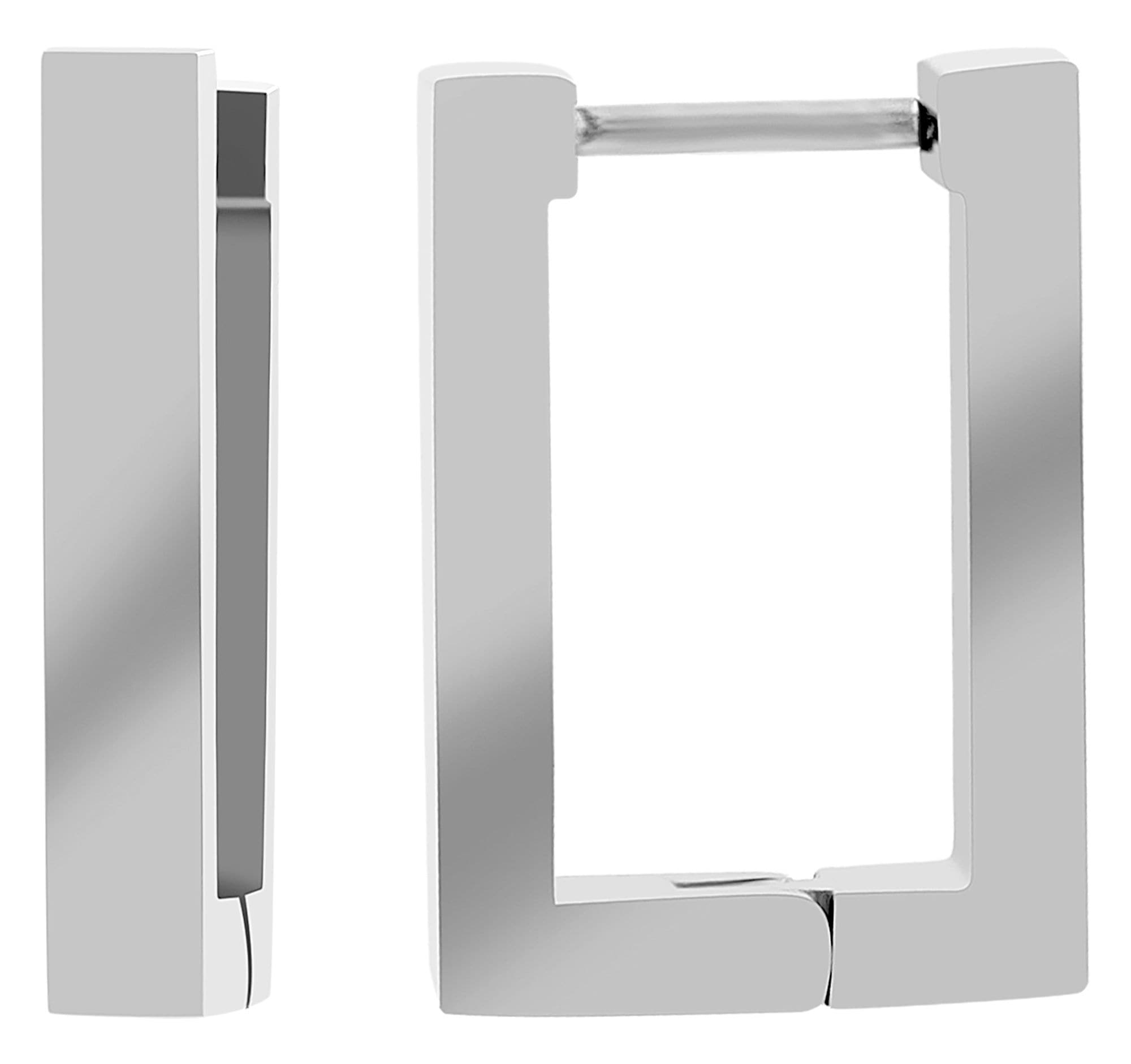 Adelia´s Klappcreolen »Damen Ohrringe – Klappcreole aus Edelstahl« Geschenkidee: zeitlos und vielseitig